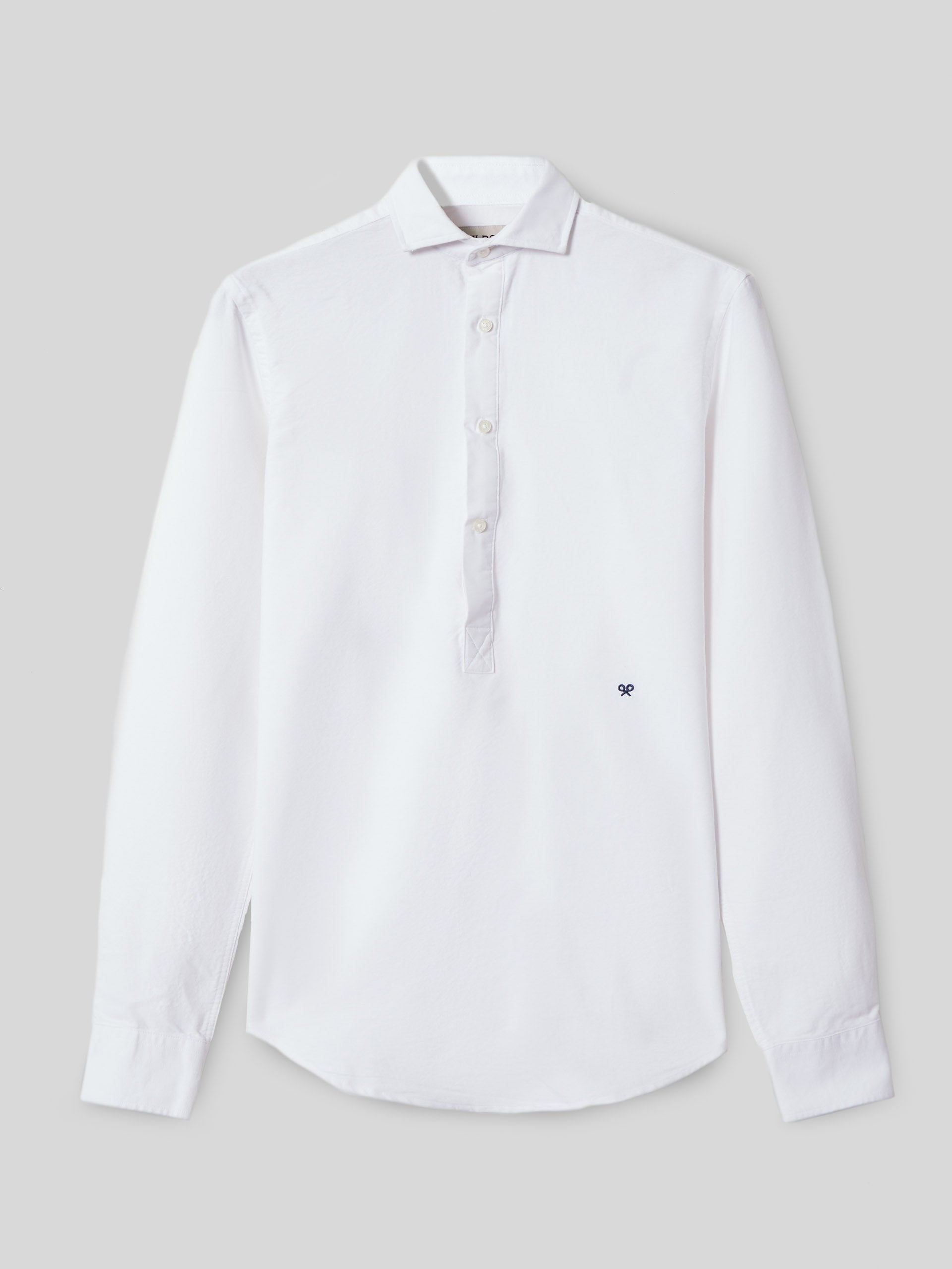 Polera sport oxford blanca