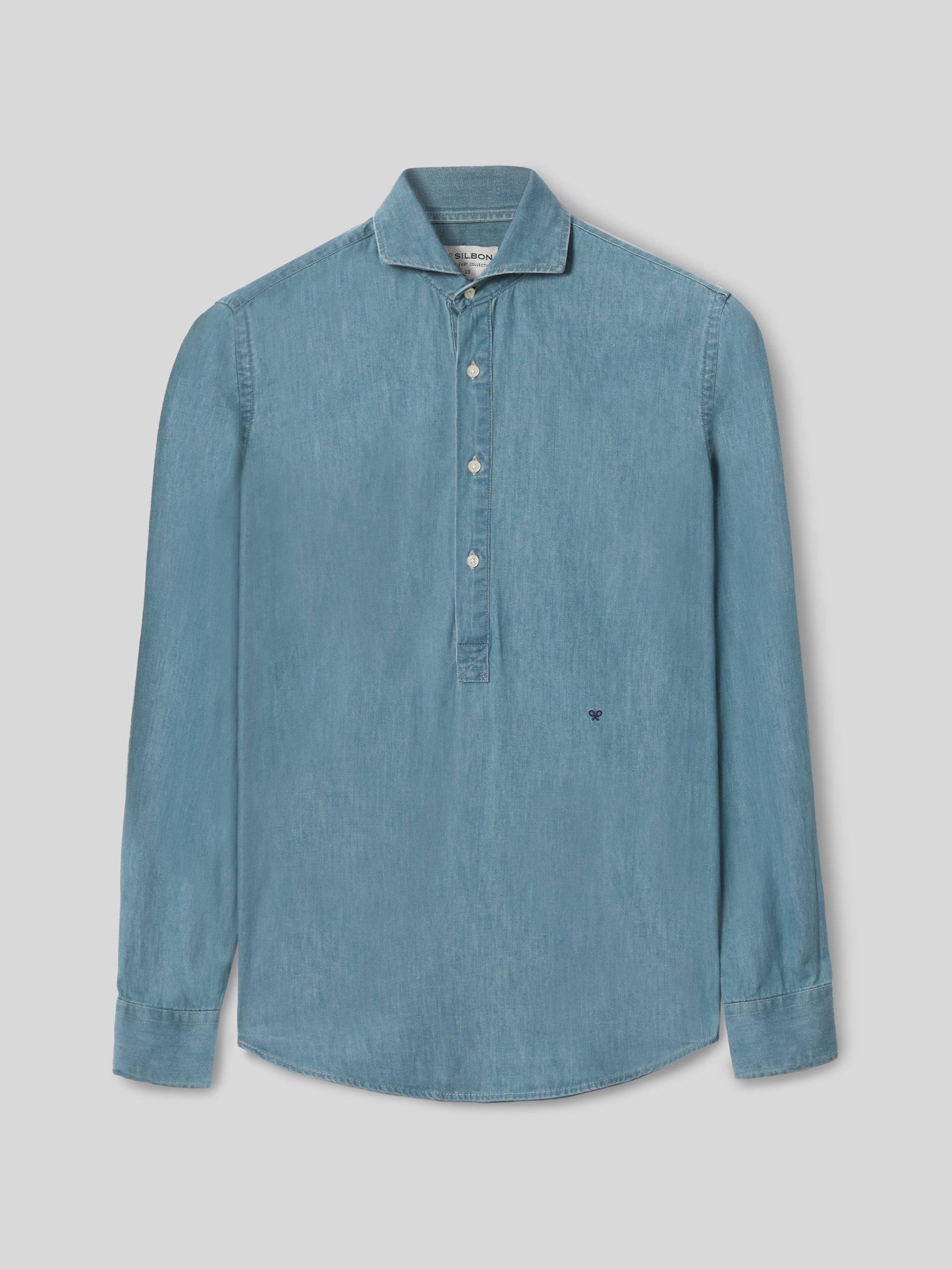 Light blue denim t shirt