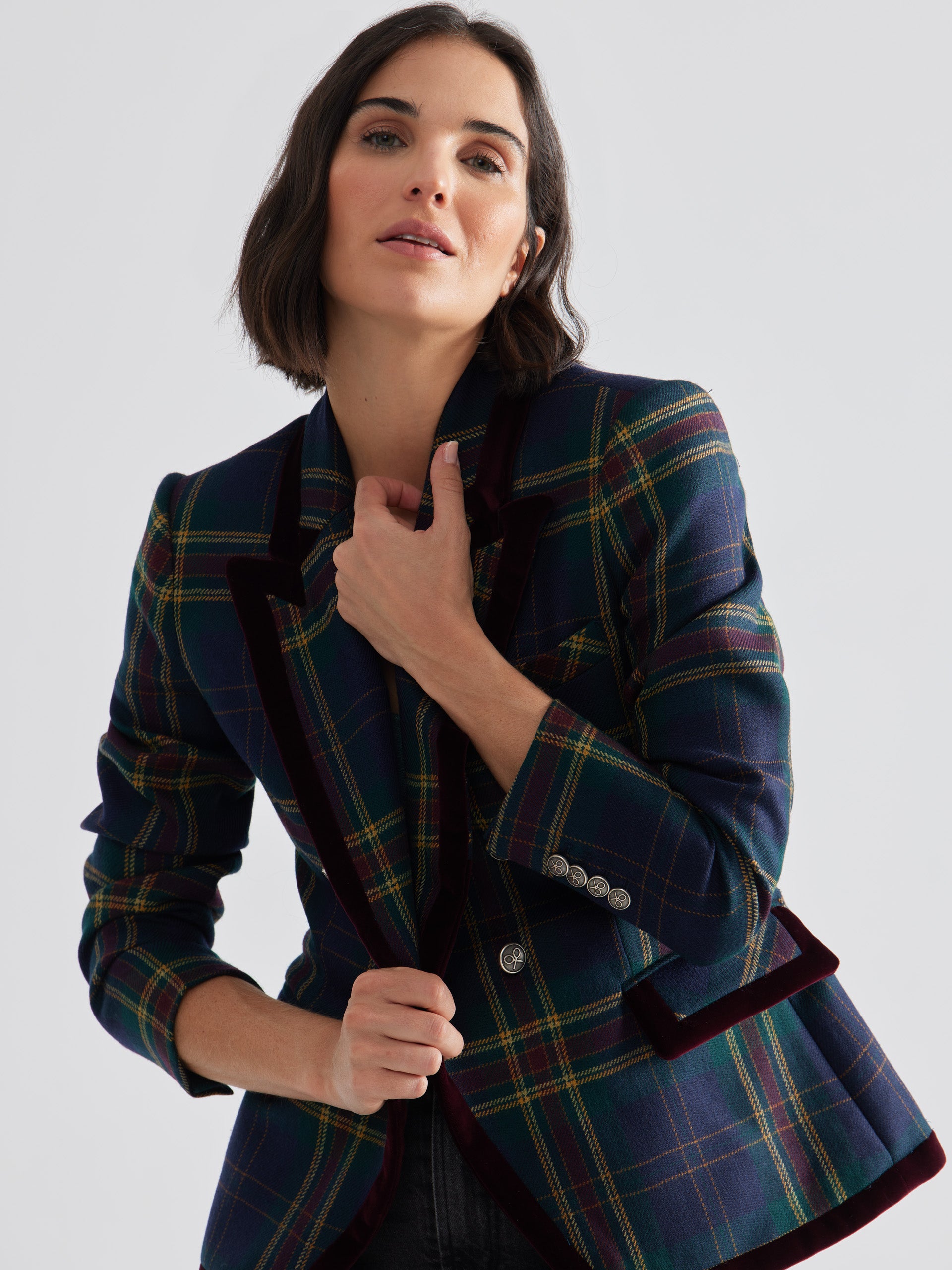 Blazer clearance burdeos mujer