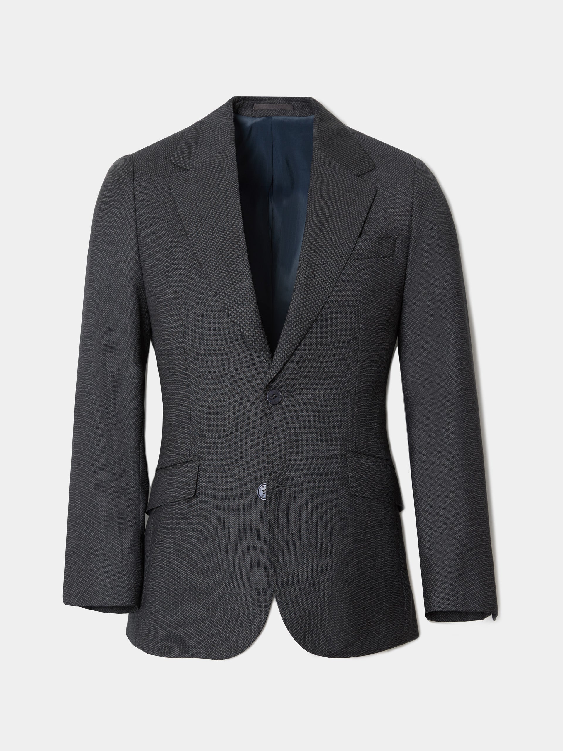 Costume blazer gris oeil d'oiseau