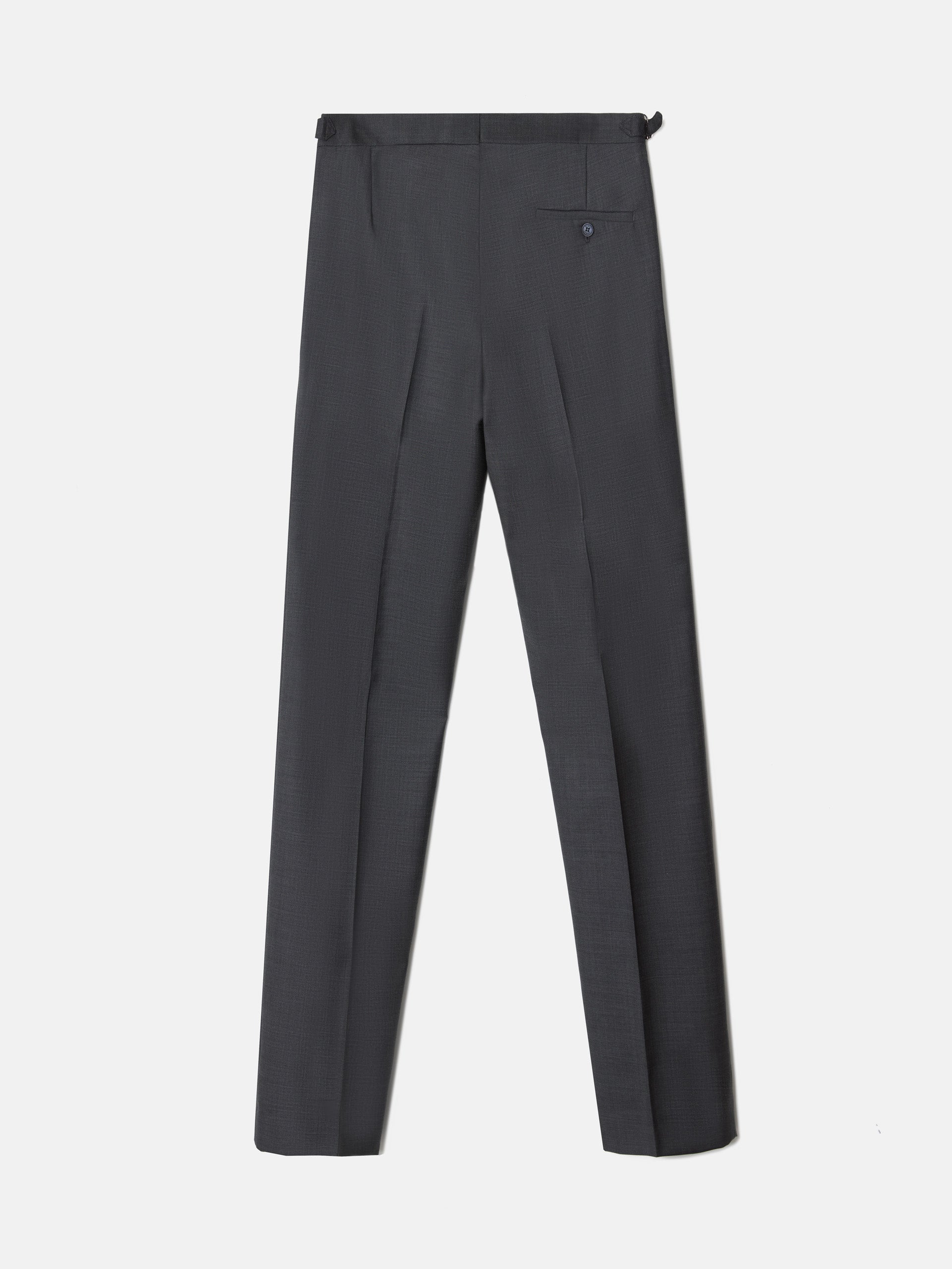 Gray stretch jacket pants