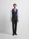 Gray stretch jacket pants