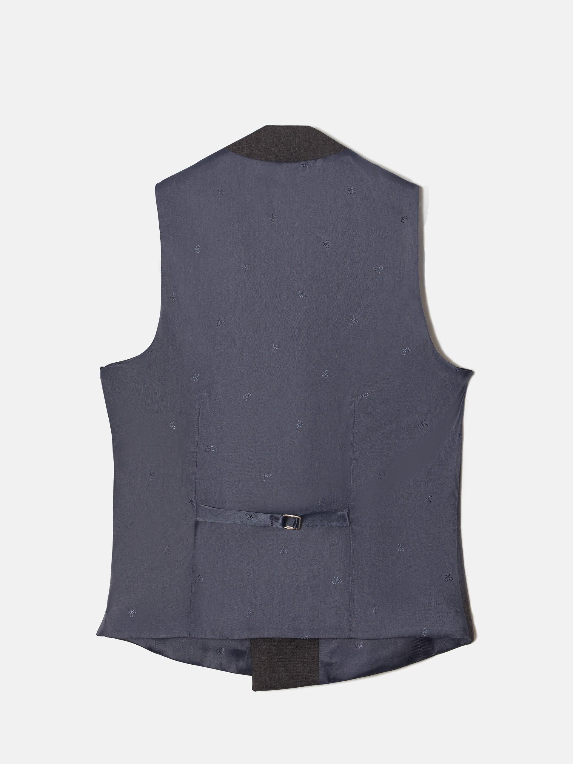 Gray stretch jacket vest