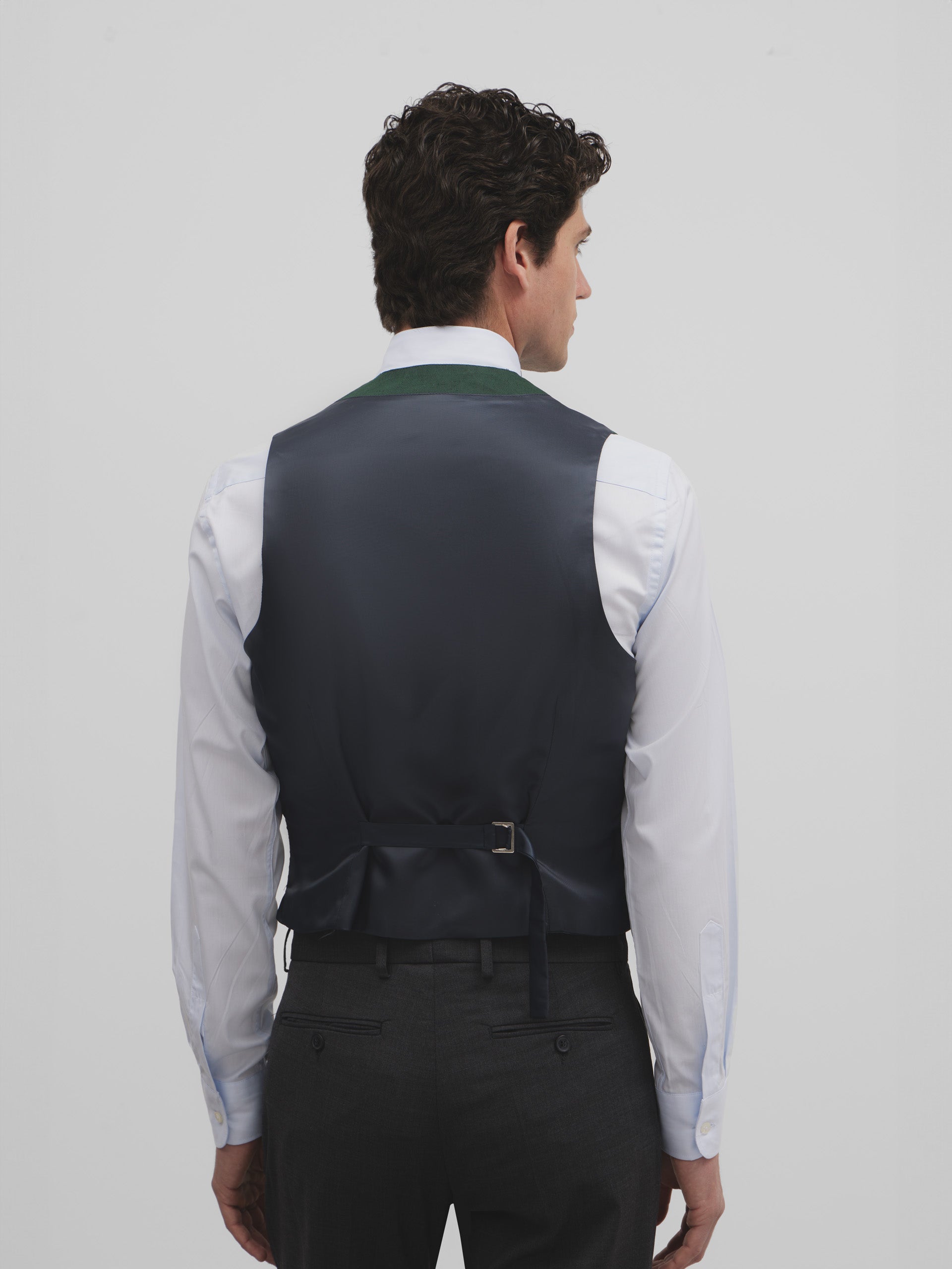 Gilet tailleur vert foncé