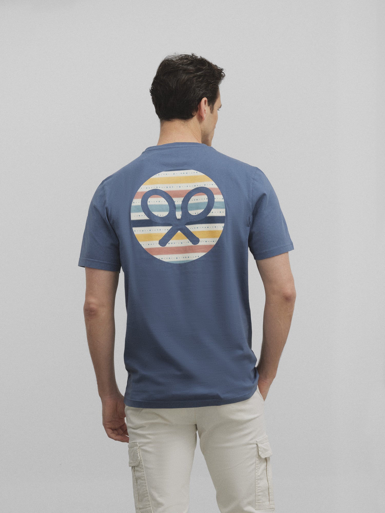 Indigo ethnic logo t-shirt