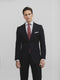 Natural stretch dark navy suit jacket