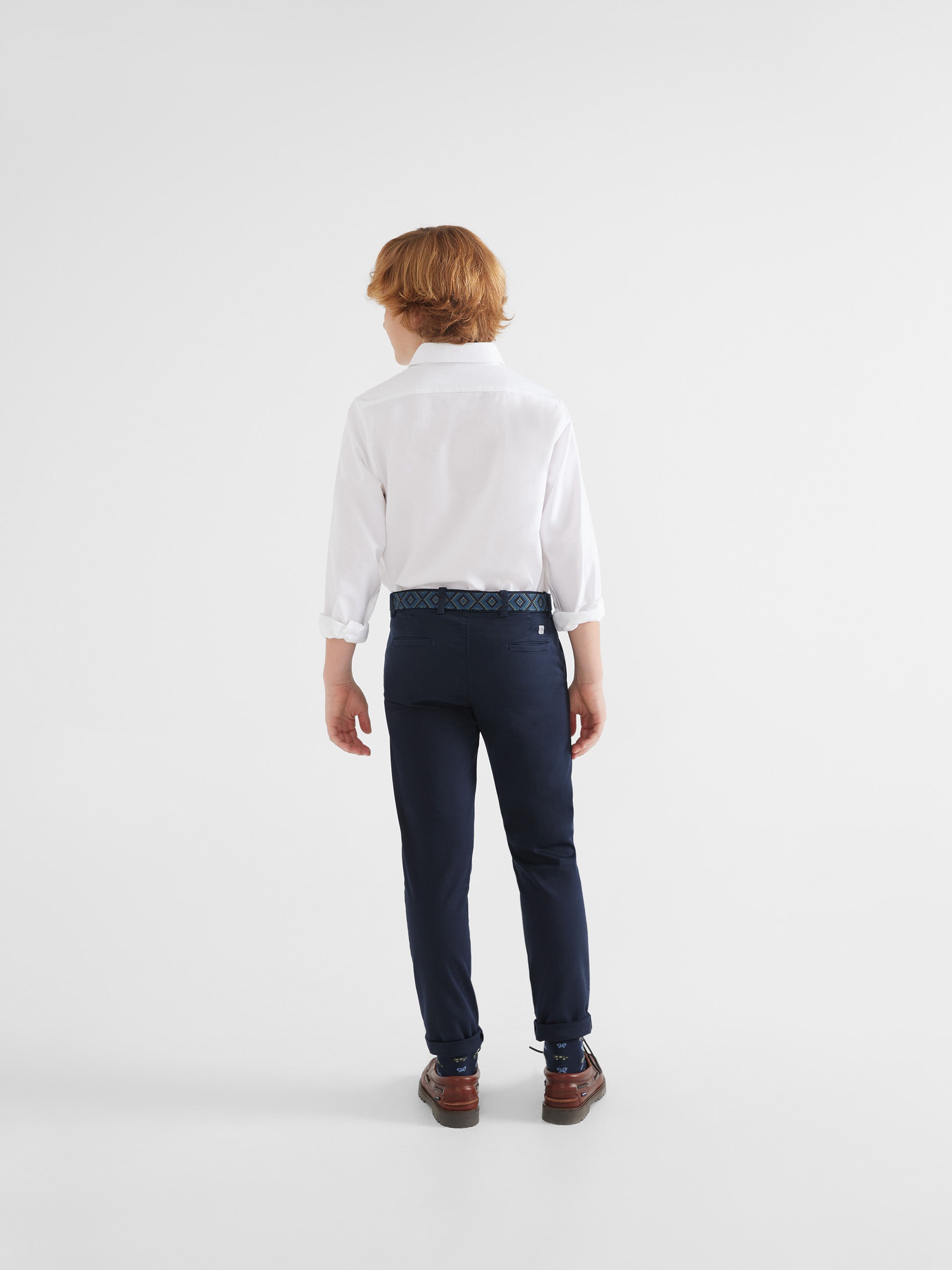 Pantalon bleu marine discount enfant