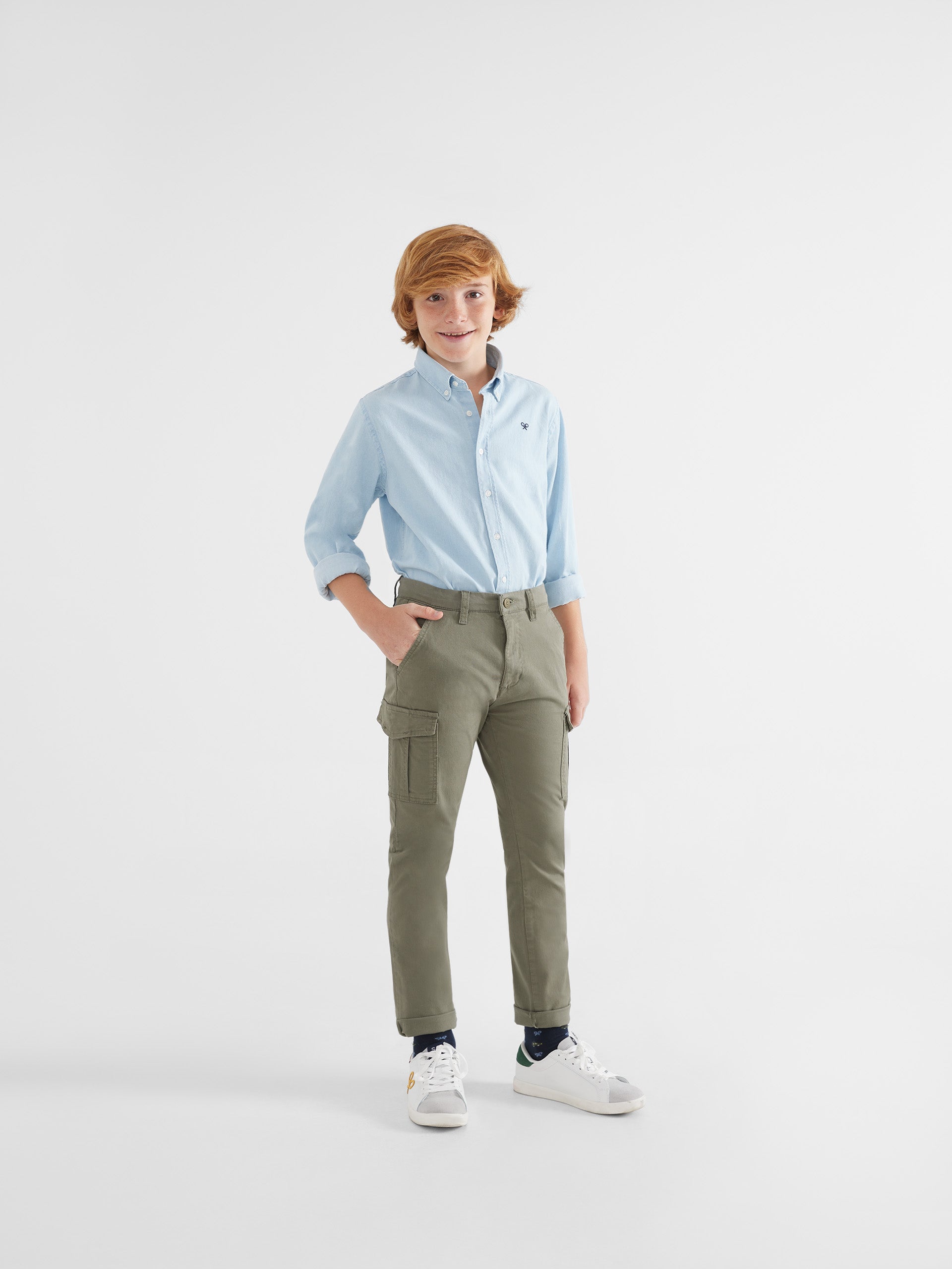 Boys khaki deals cargo pants