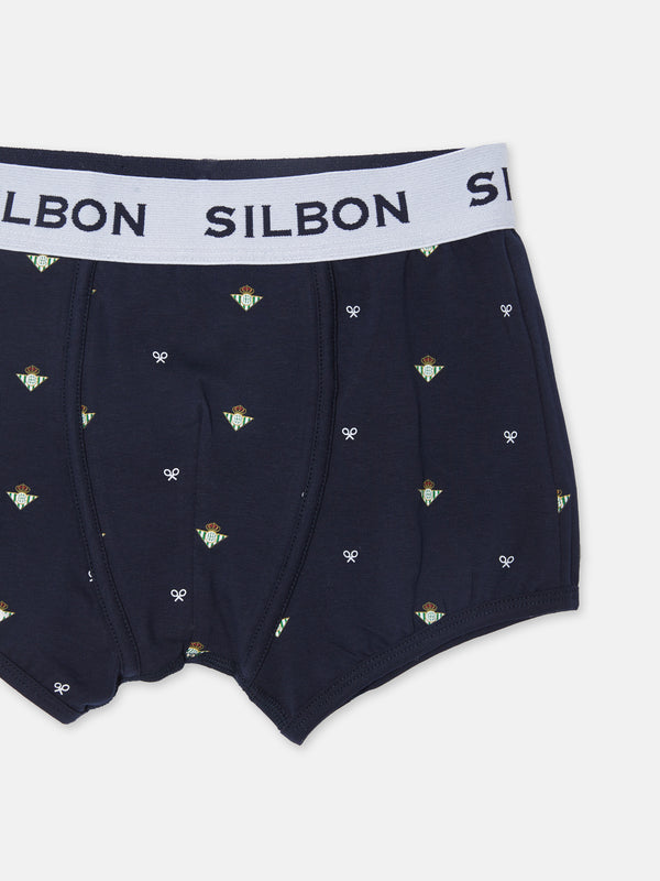 Boxer azul marino betis by silbon