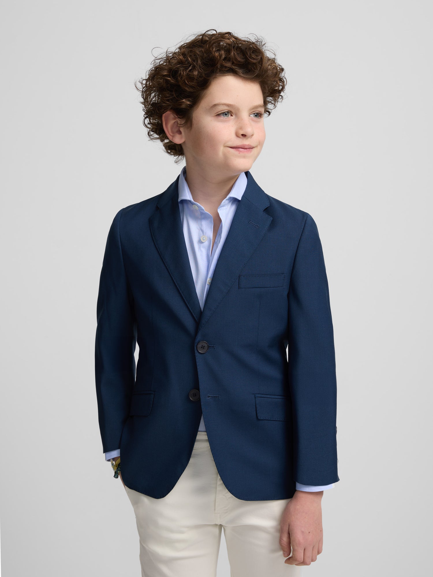 Veste enfant classique bleu clair