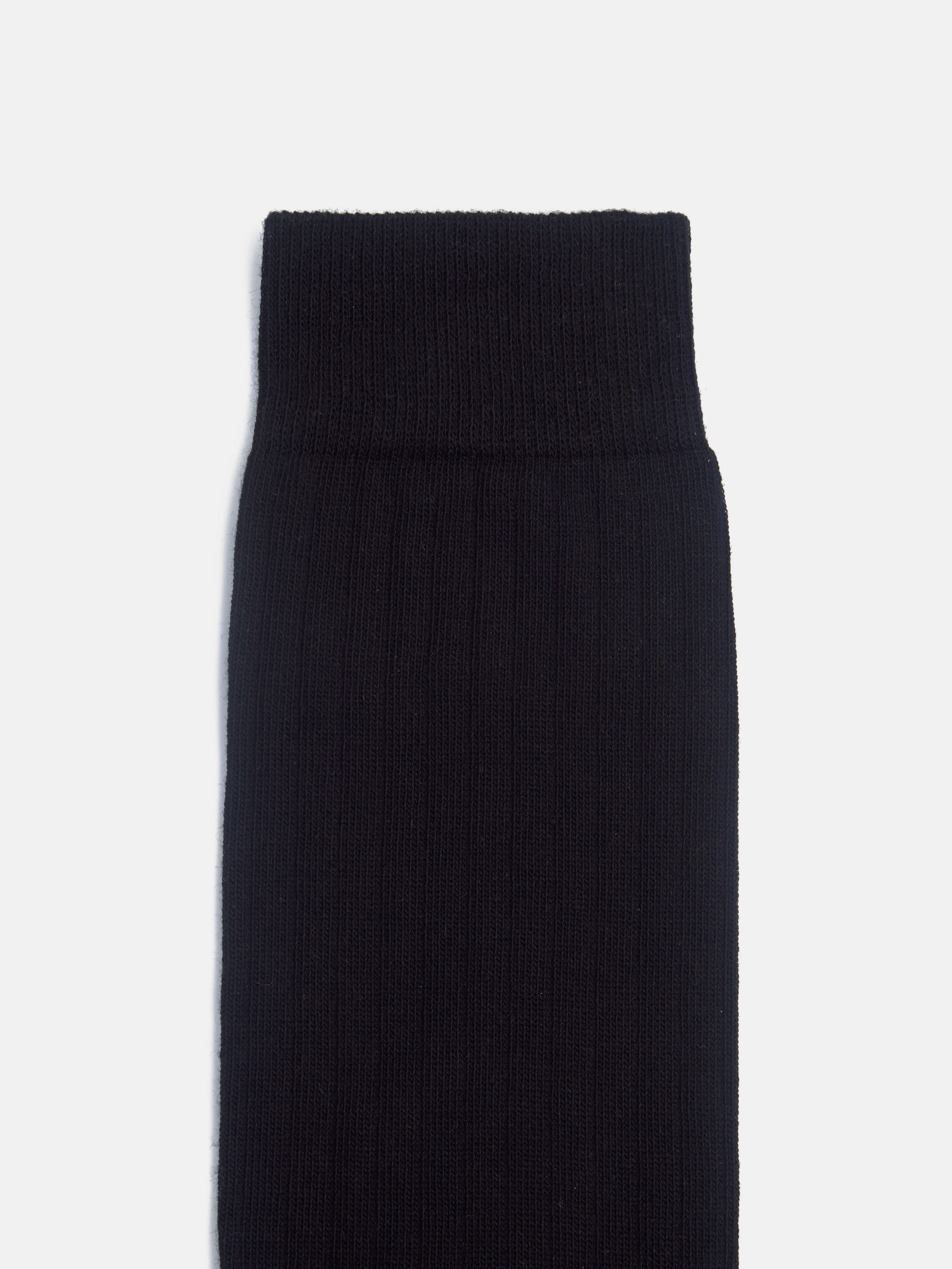 Black tailoring silbon sock