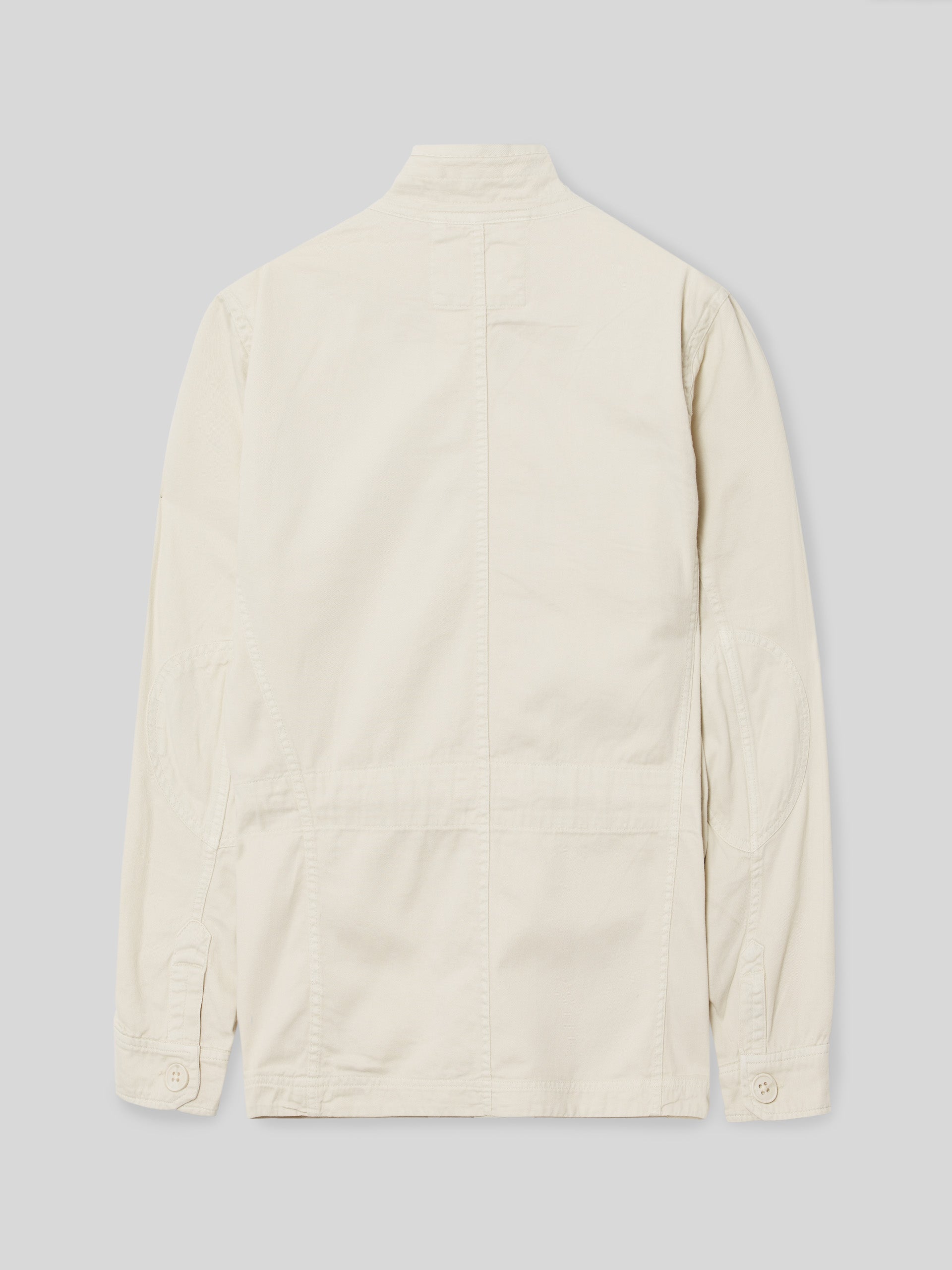 Beige military outlet jacket