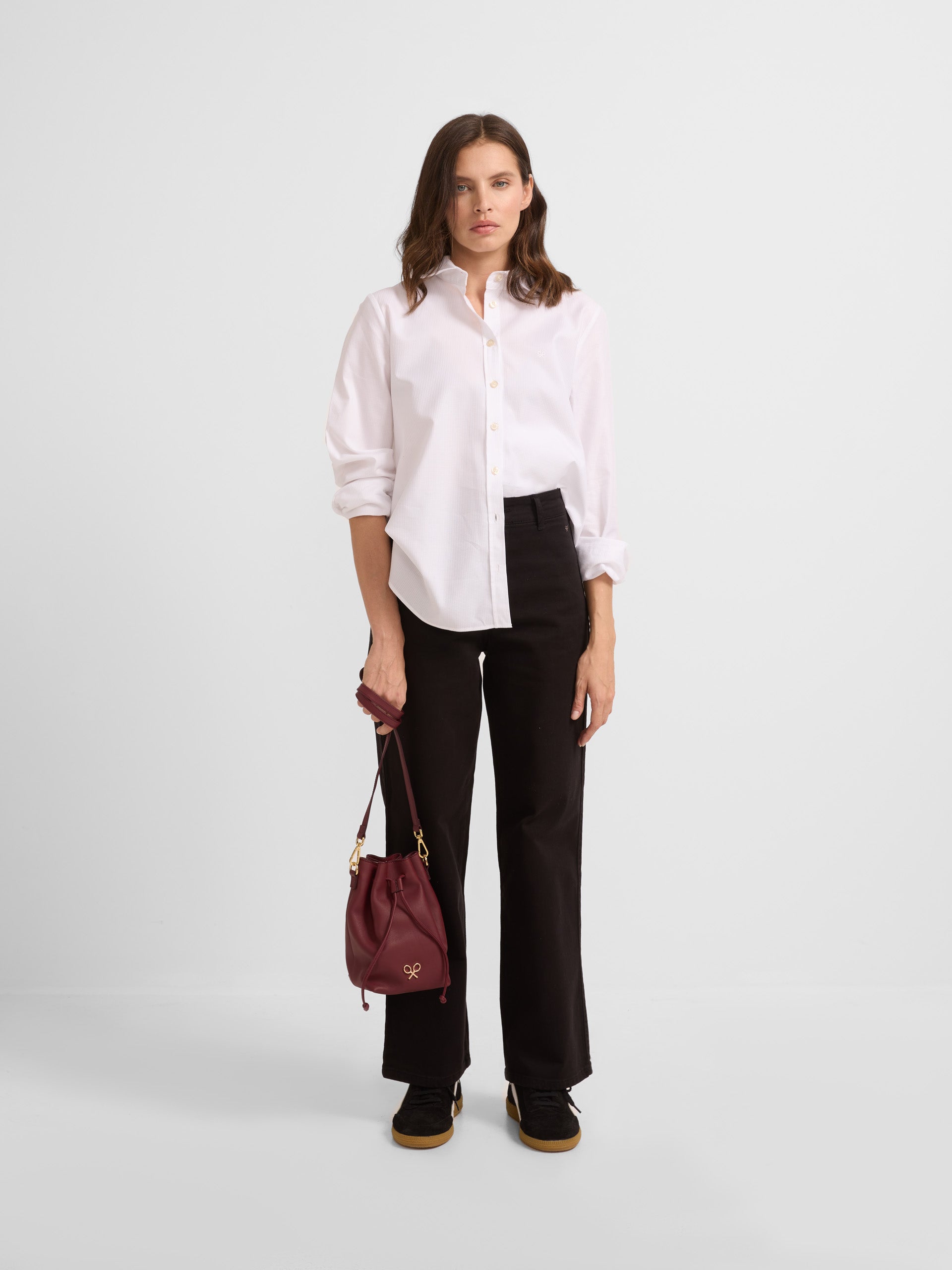 Pantalon jupe-culotte noir