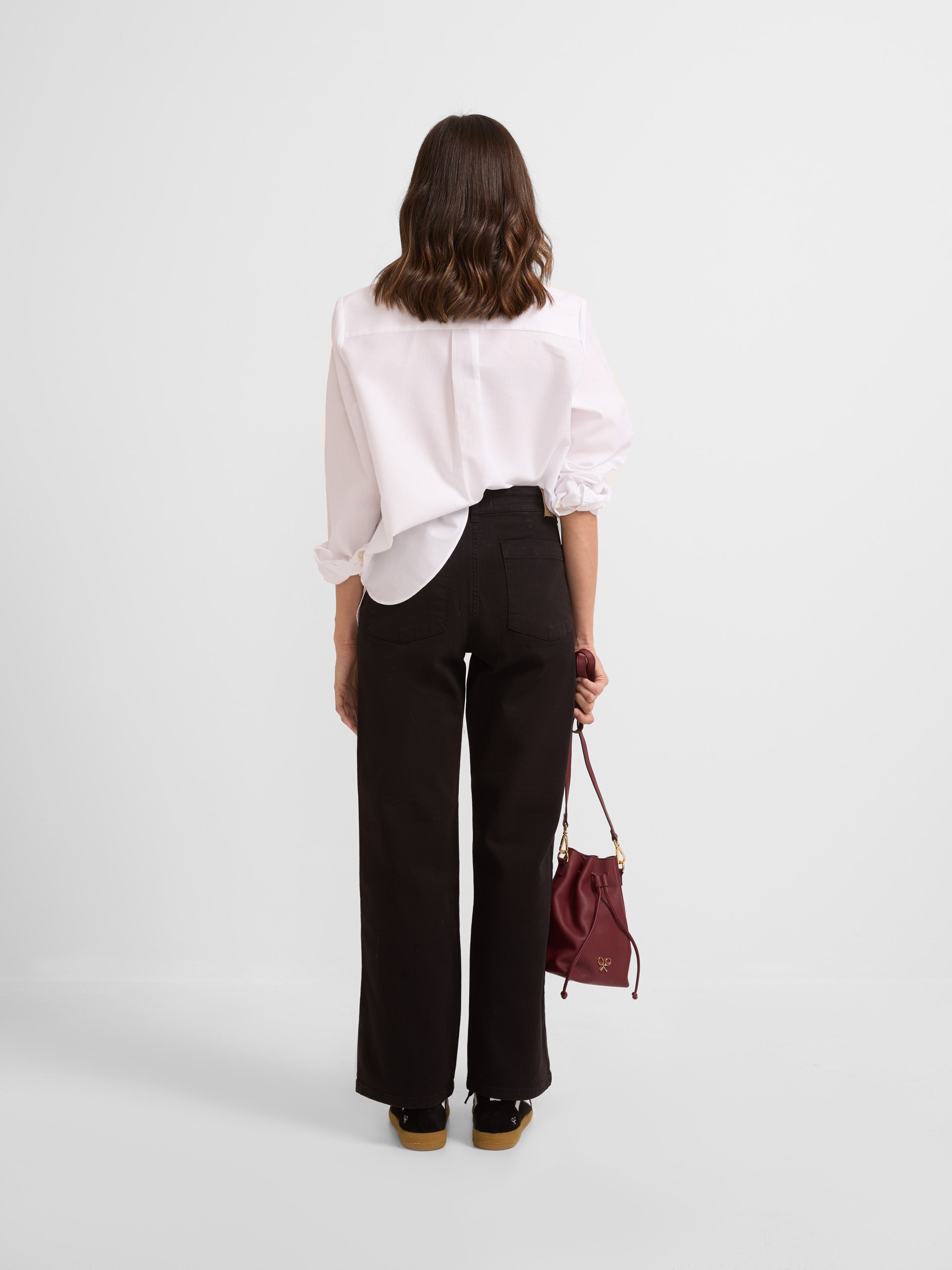 Pantalon jupe-culotte noir