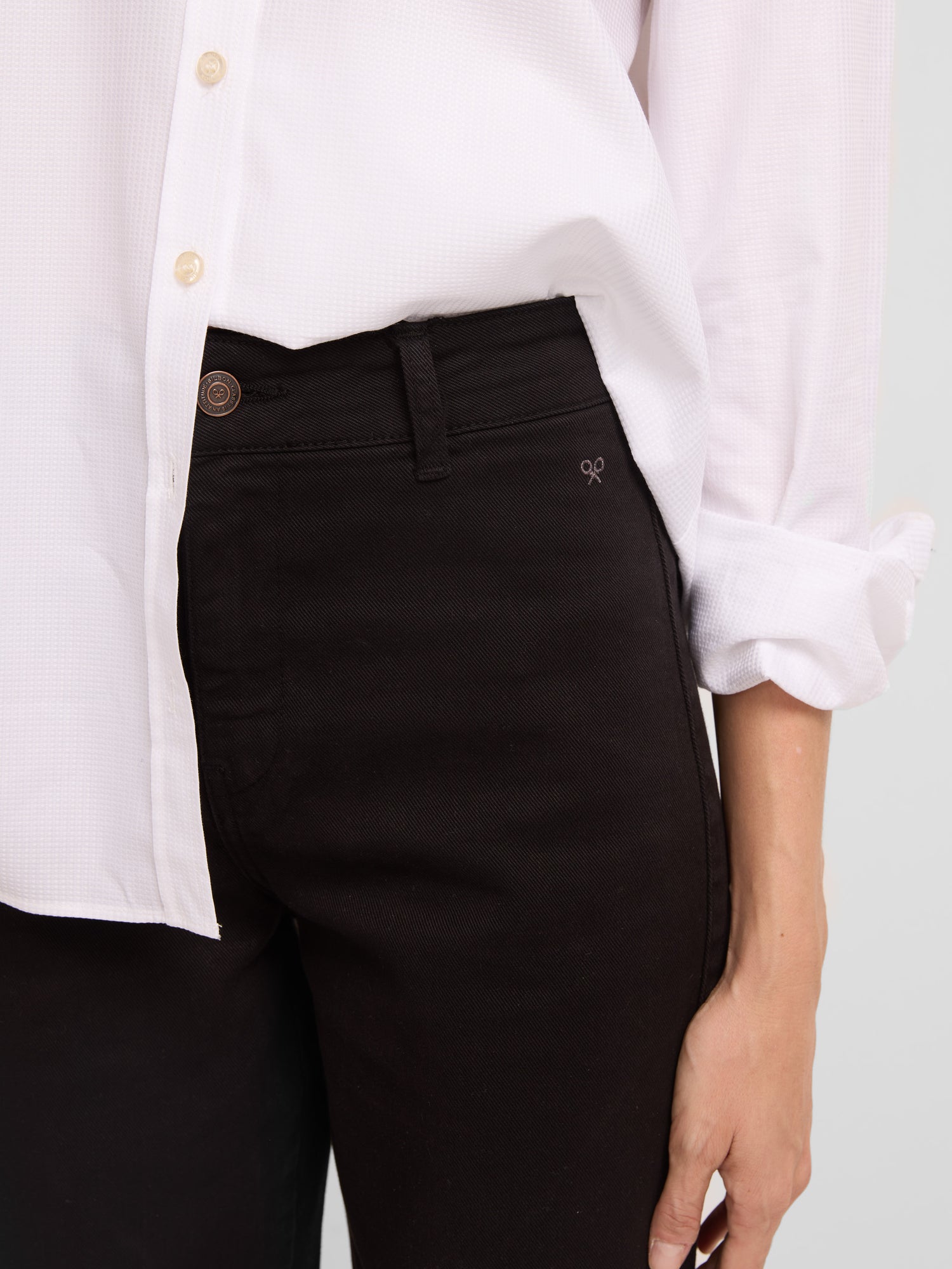 Pantalon culotte negro