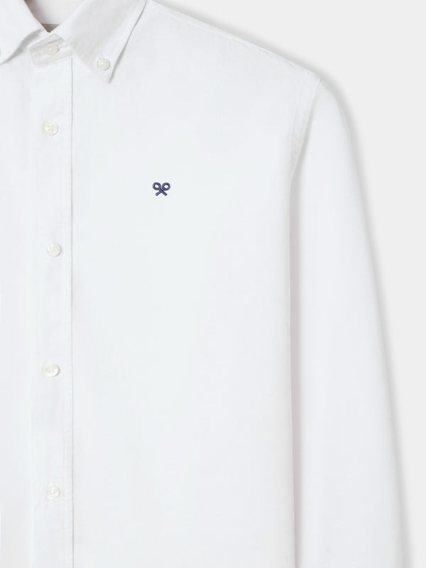 Camisa sport oxford blanca