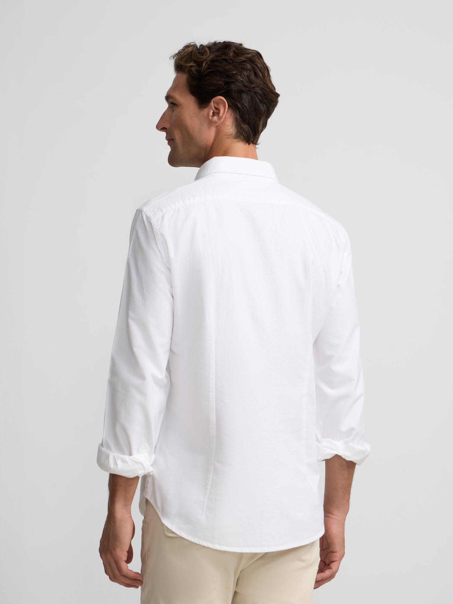 Camisa sport oxford blanca