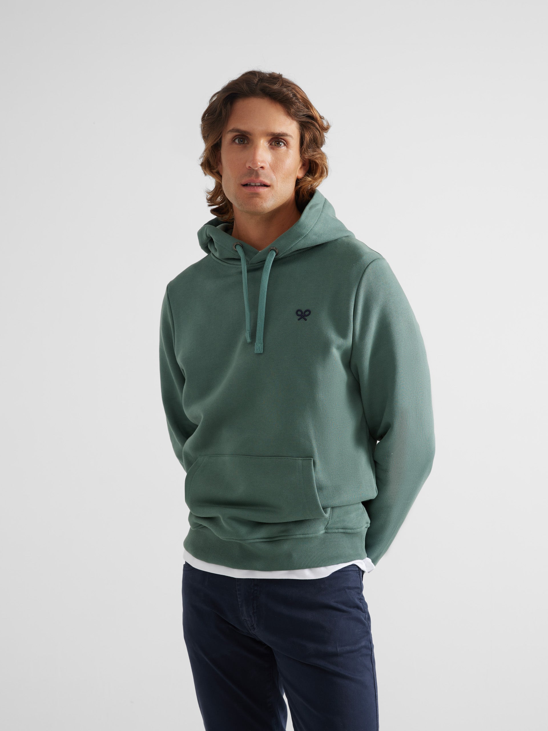 Sudadera con capucha outlet verde