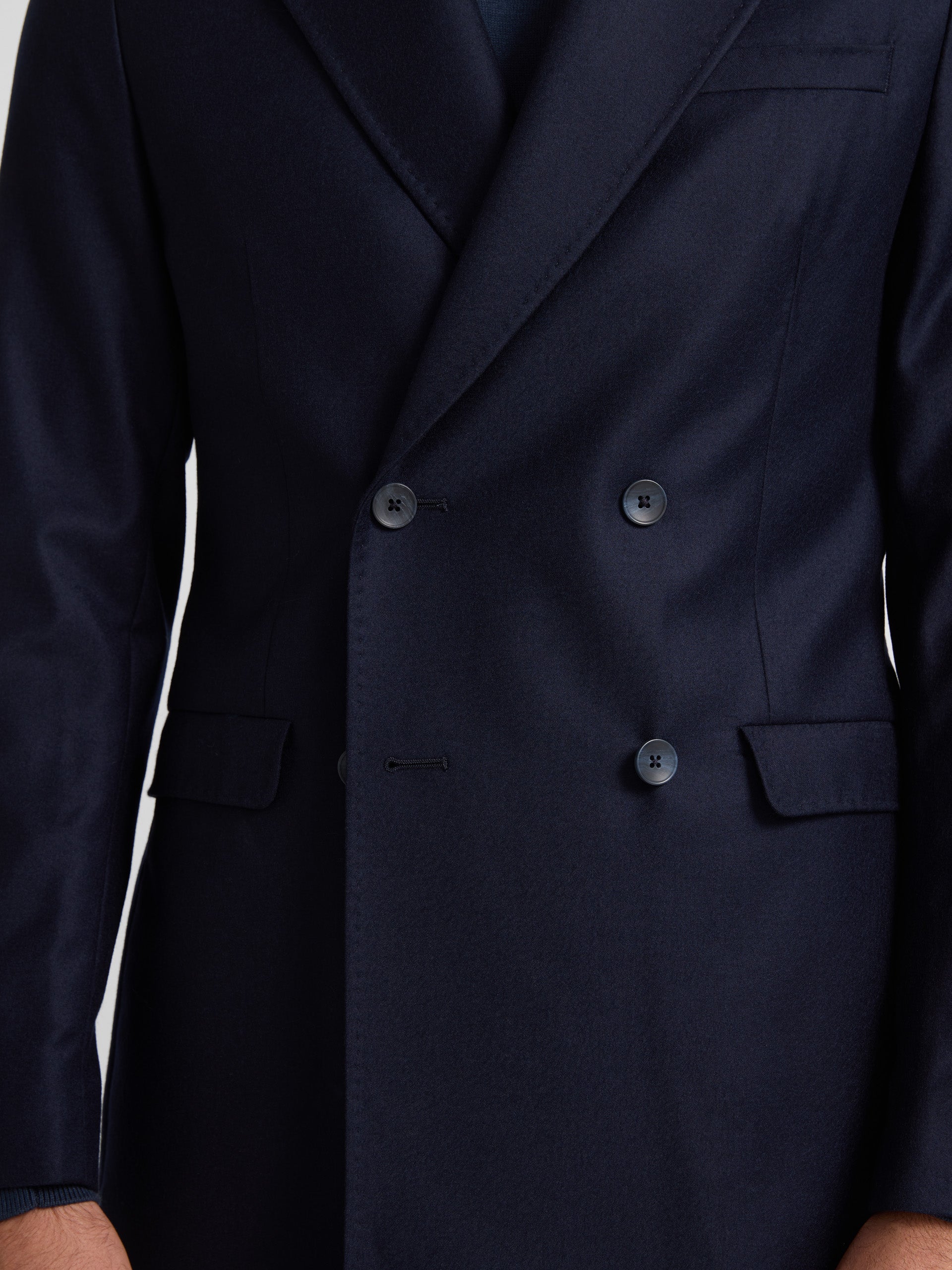 Navy double breasted blazer