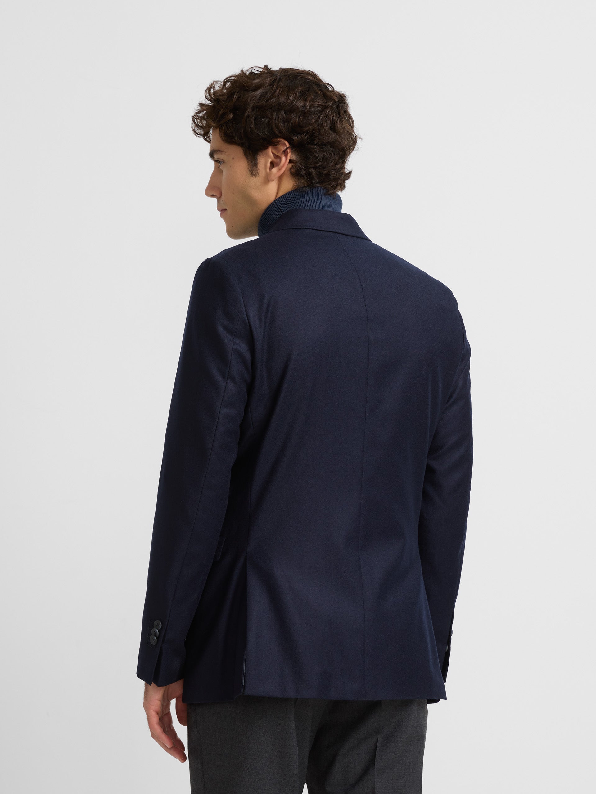 Navy double breasted blazer