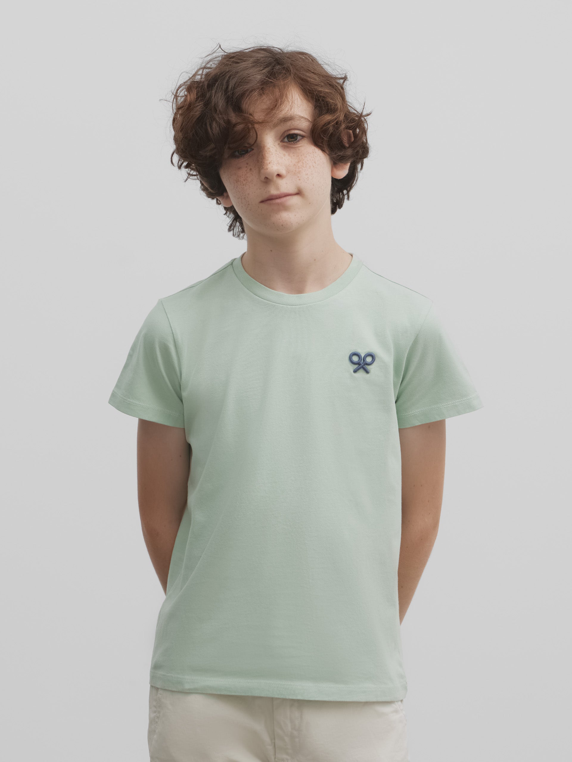 Silbon summer green kids t-shirt