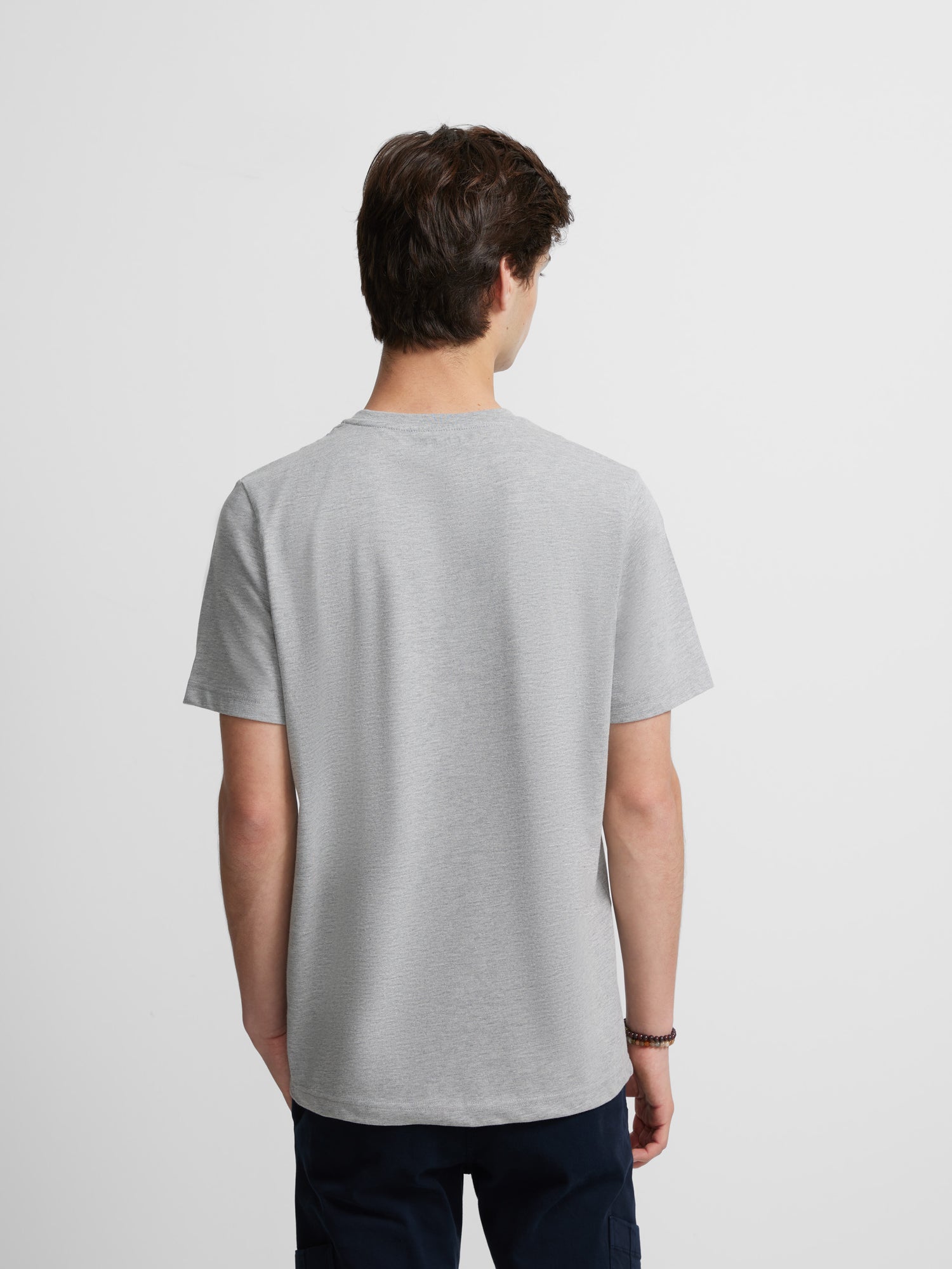 Camiseta silbon minilogo gris