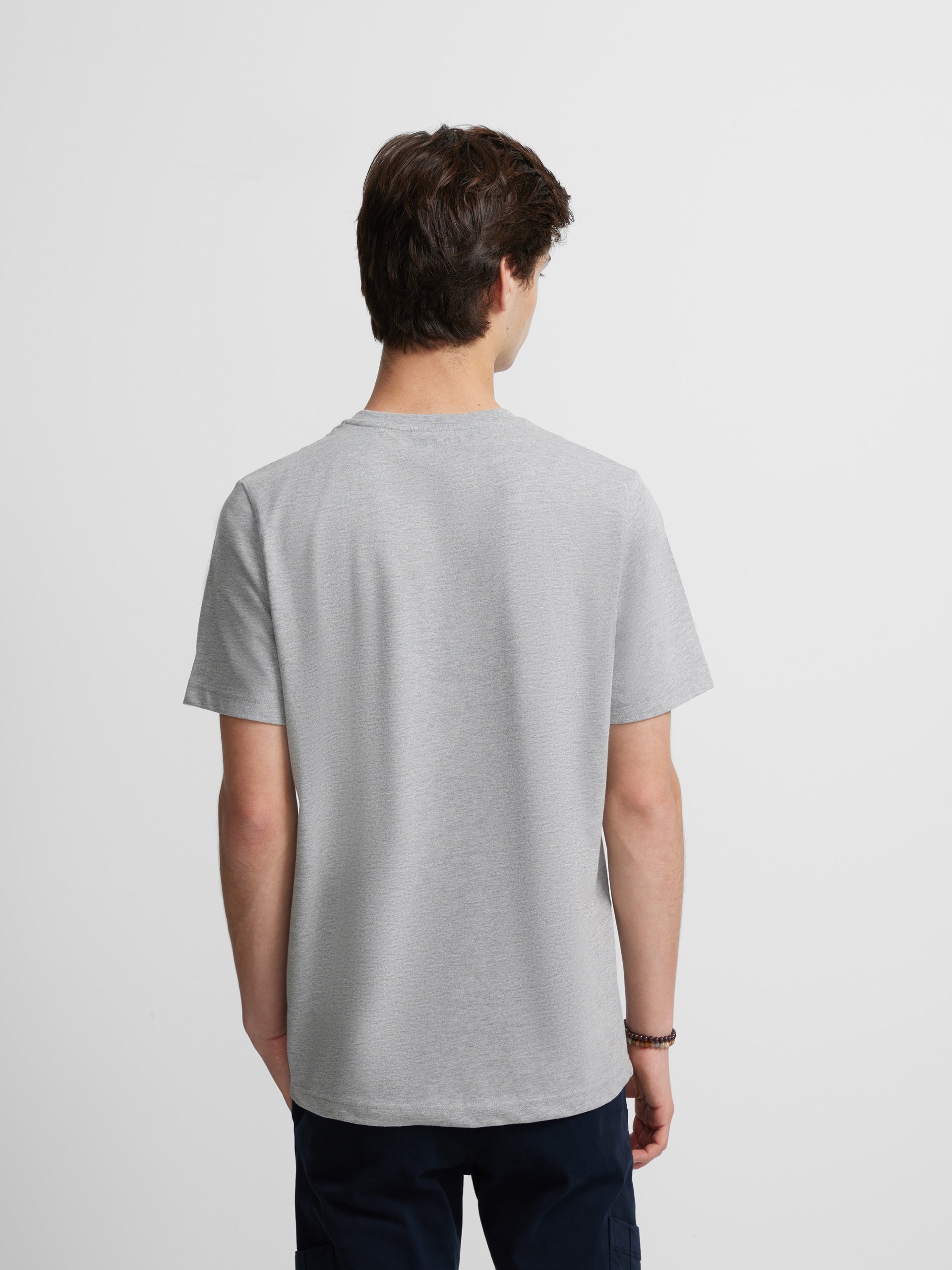 Silbon mini logo gray t-shirt