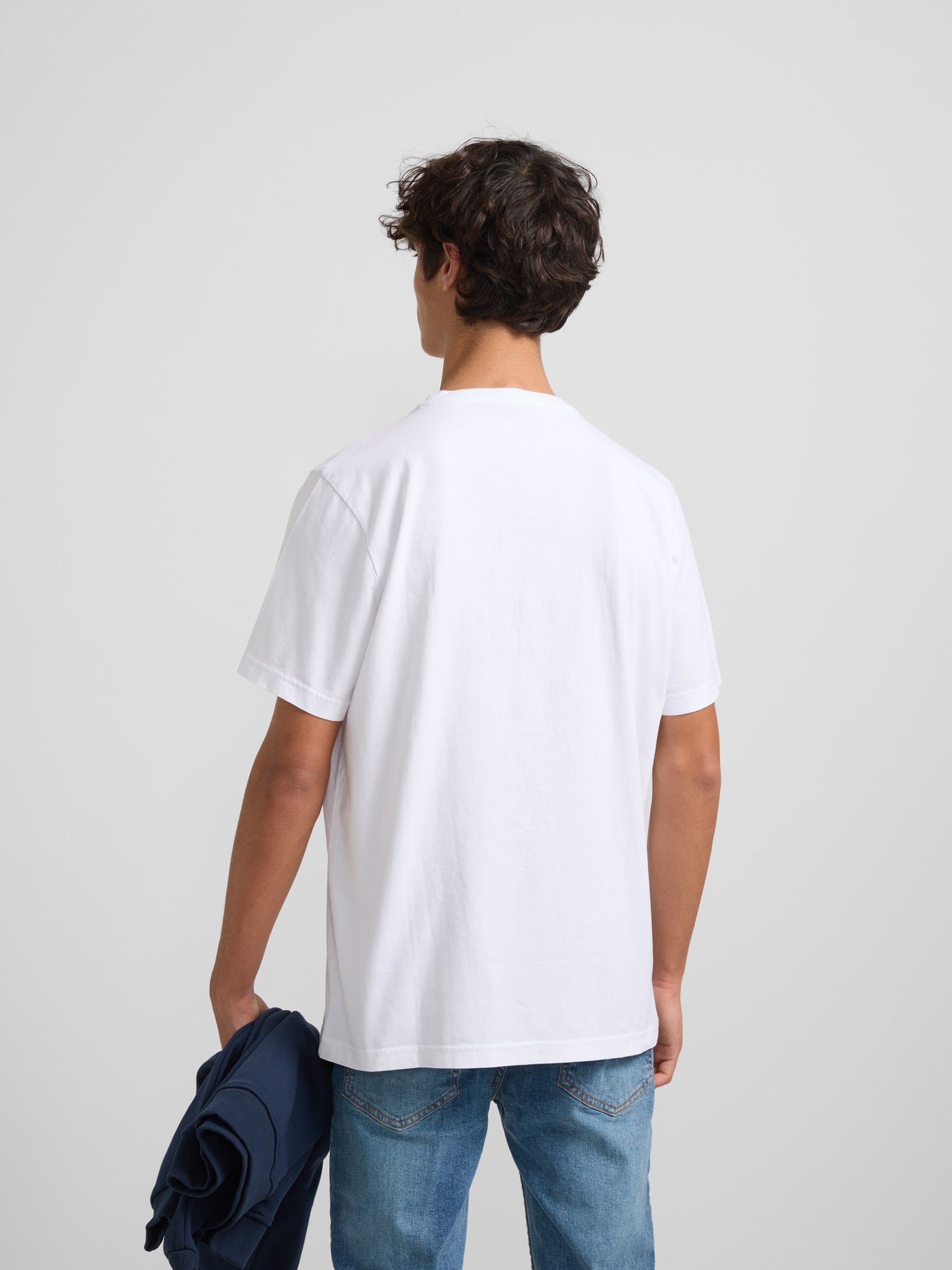 Silbon medium white racket t-shirt