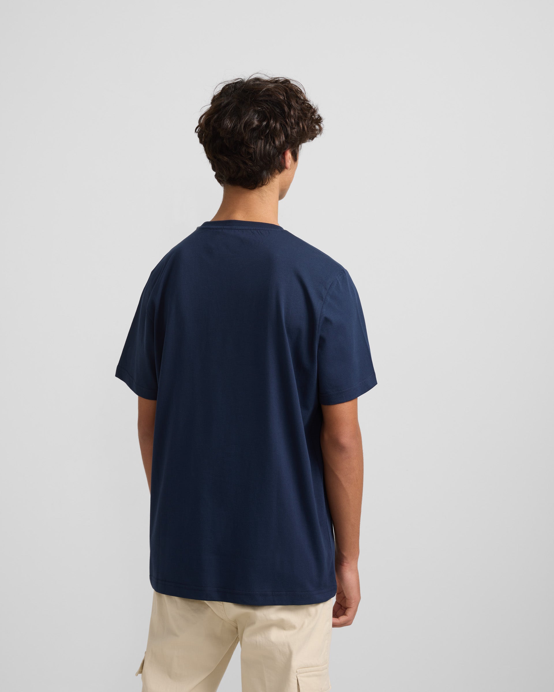 T-shirt raquette Silbon medium bleu marine