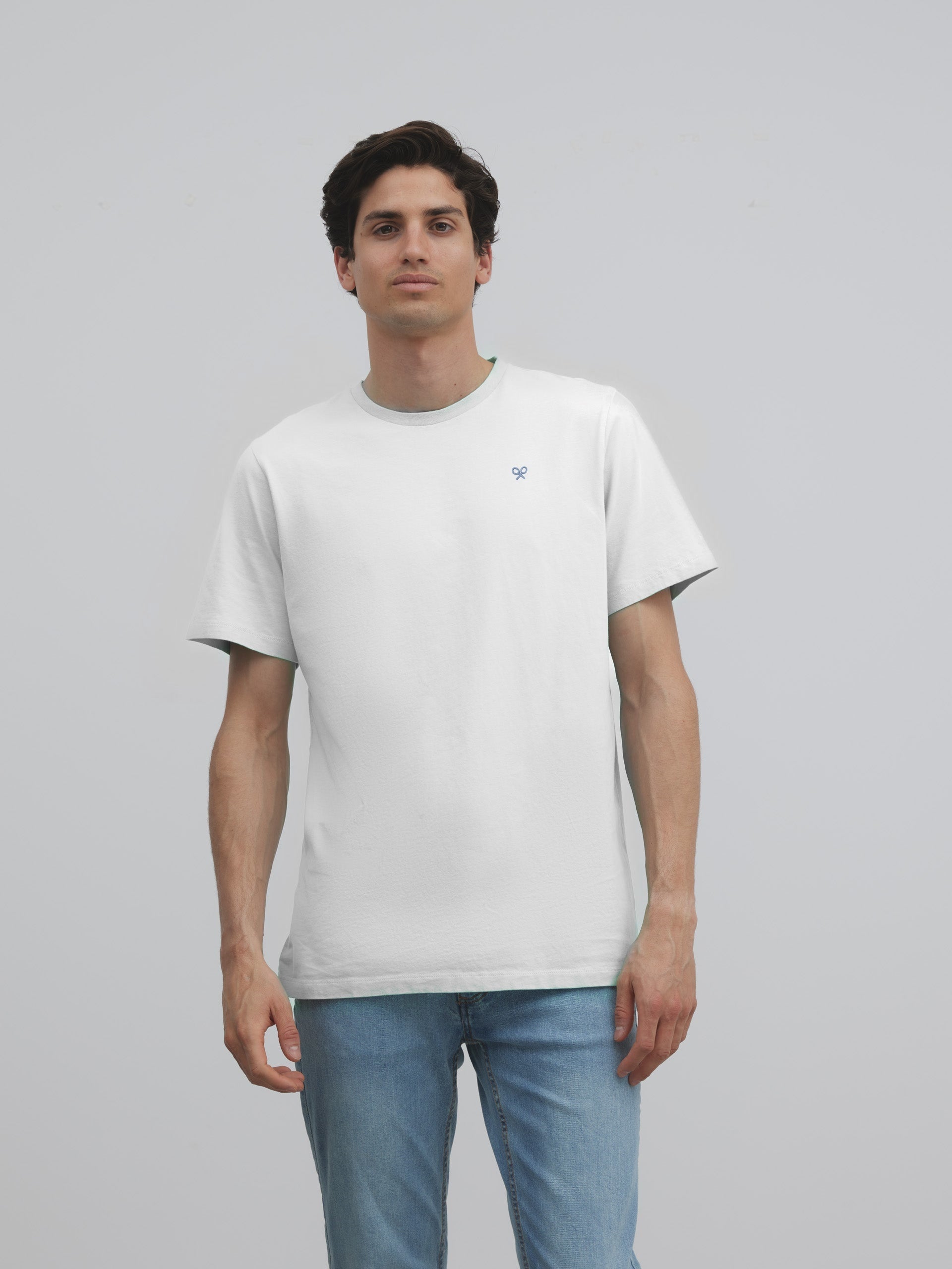 White summer time t-shirt