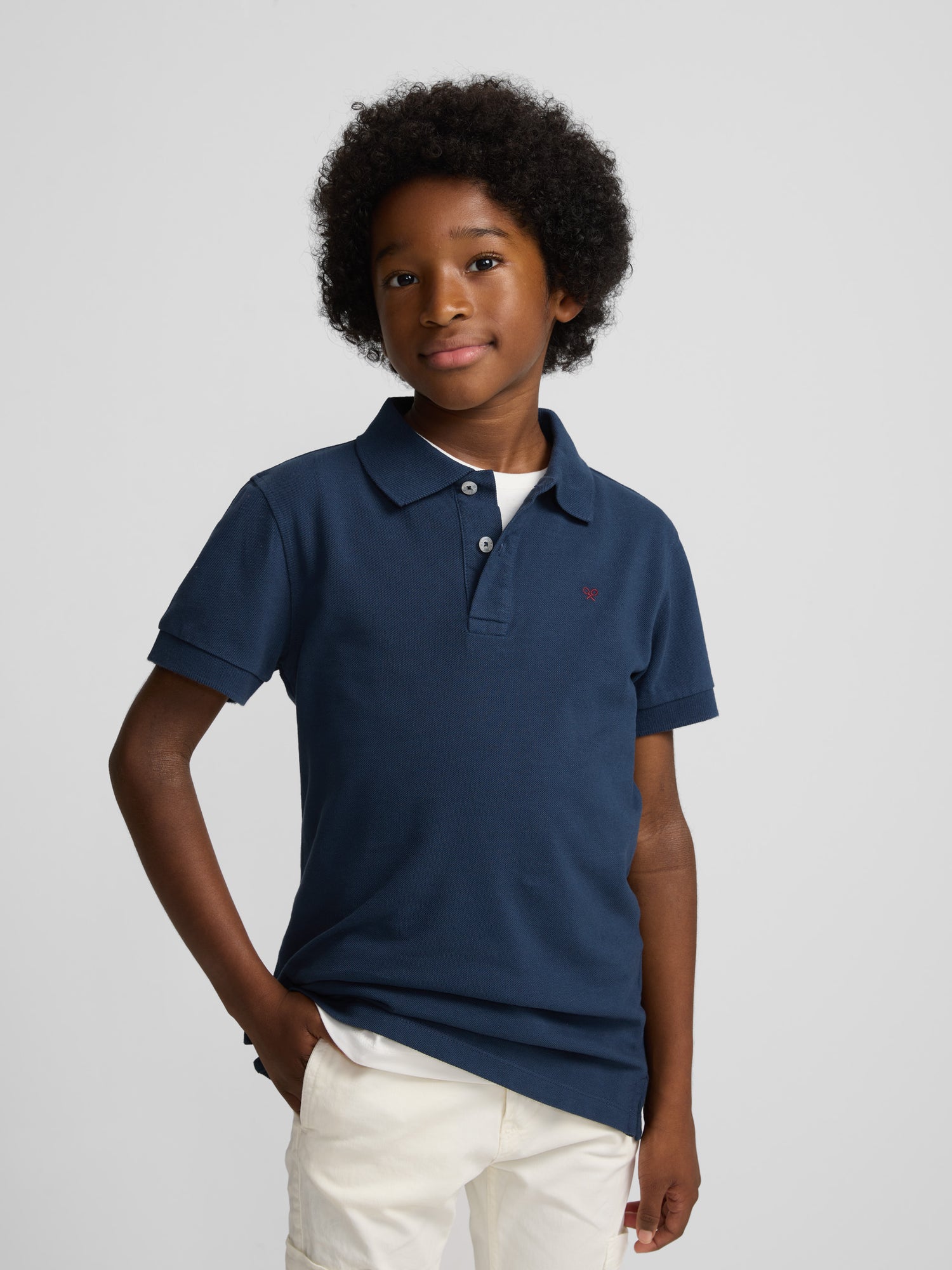 Polo kids clasico miniraqueta navy blue