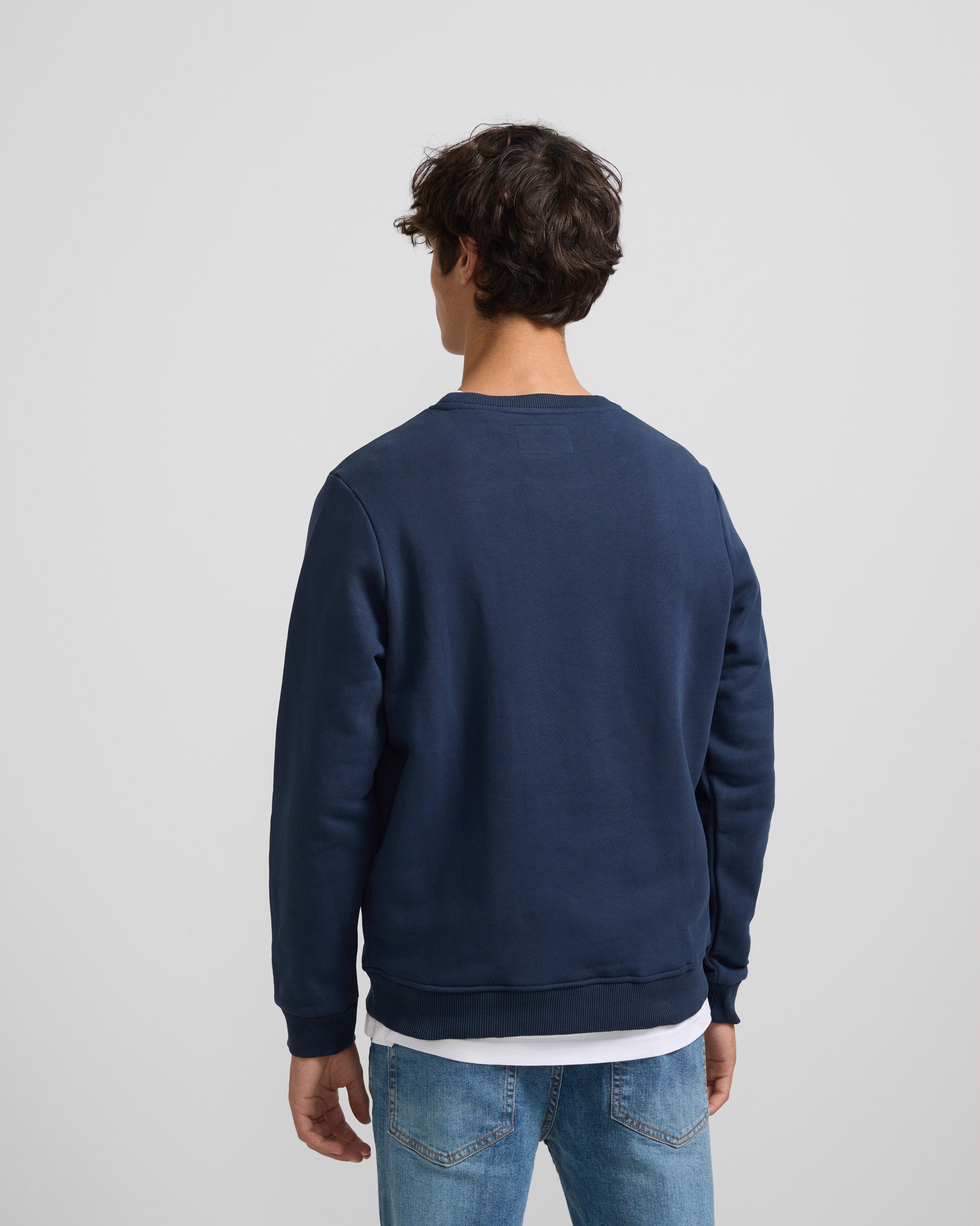 Silbon medium navy blue racket sweatshirt