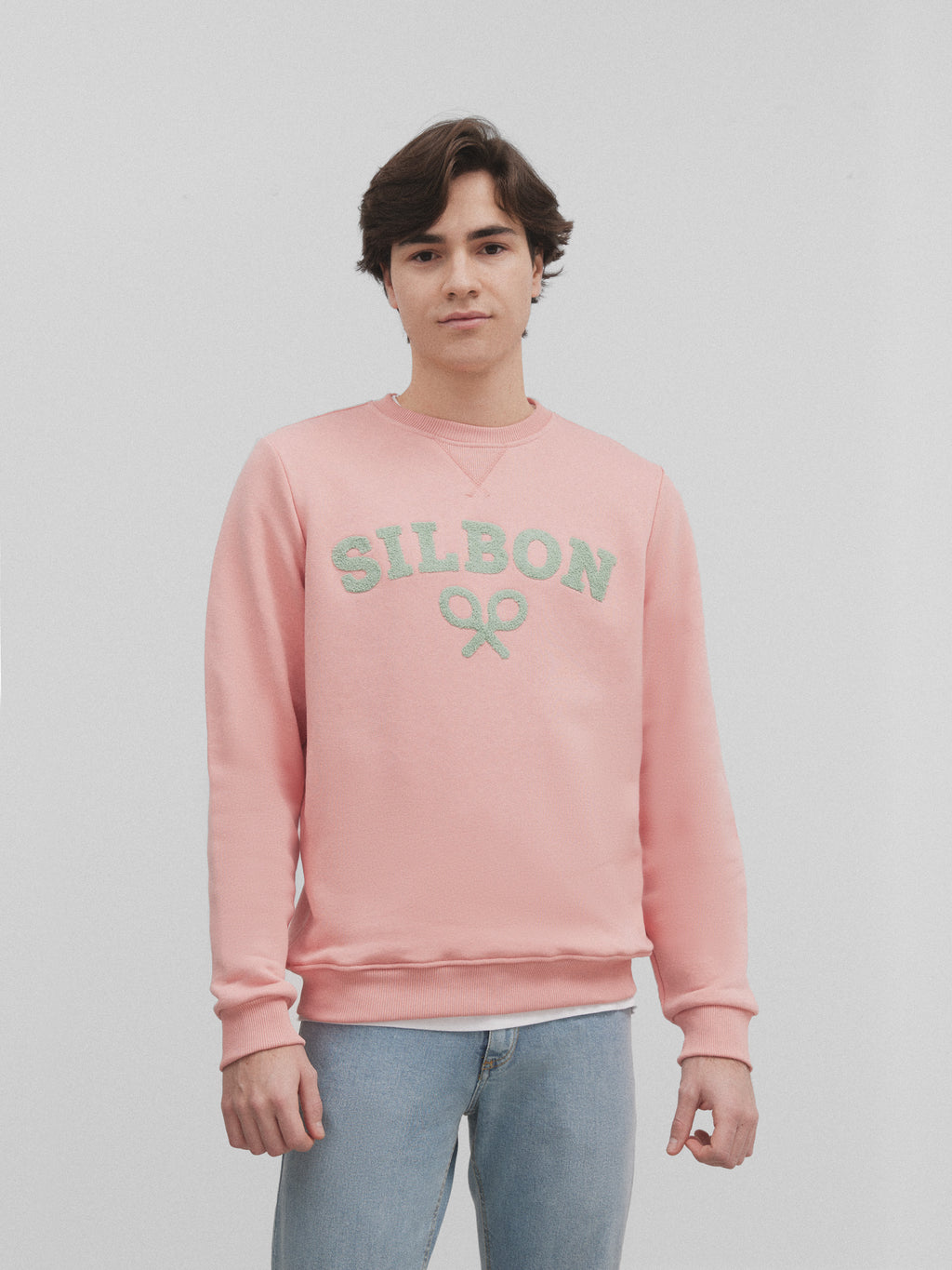 SILBON Sudadera Logo Raqueta Media Verde para Hombre Talla XXL: :  Moda