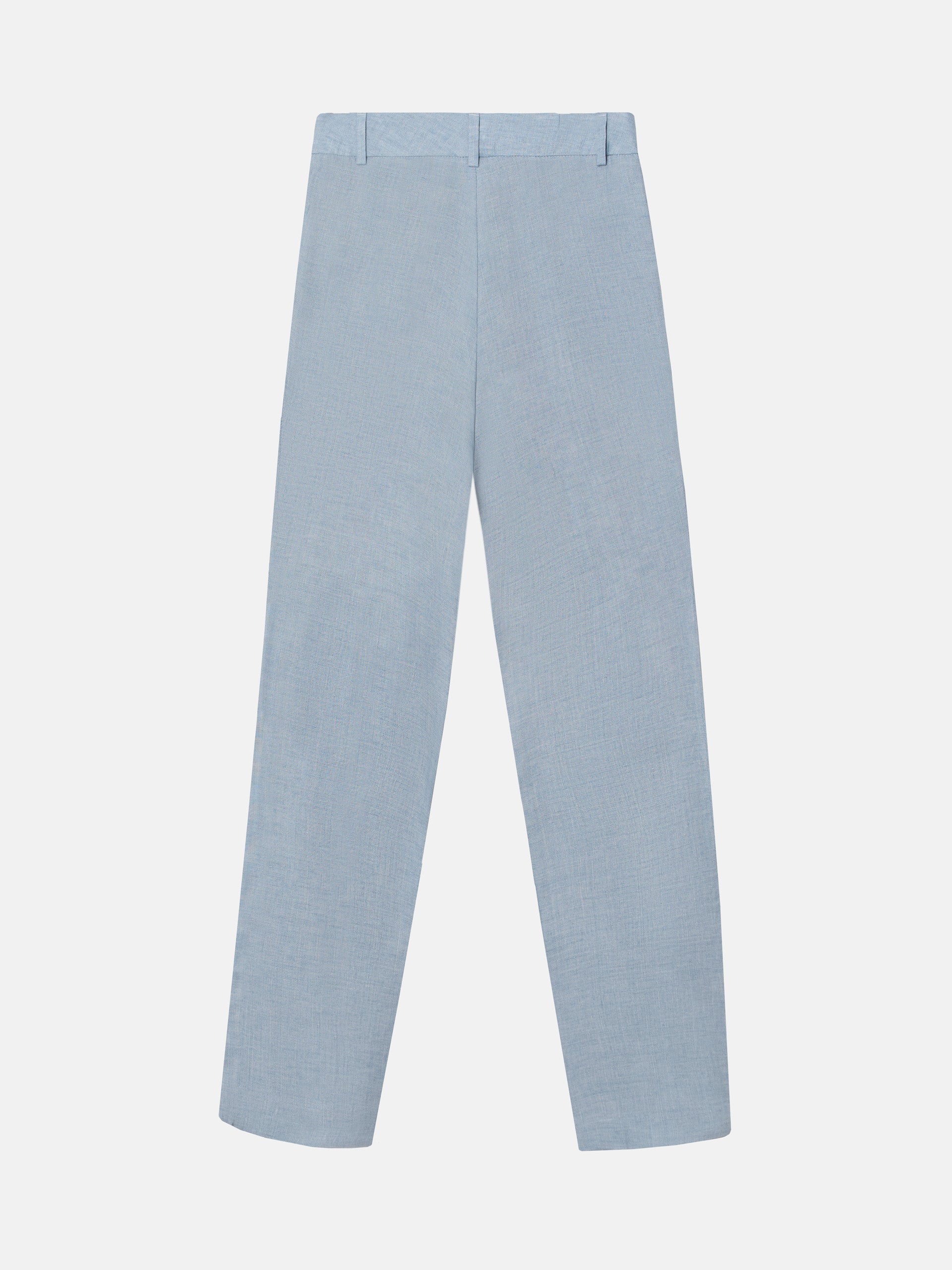 Women s blue denim dress pants