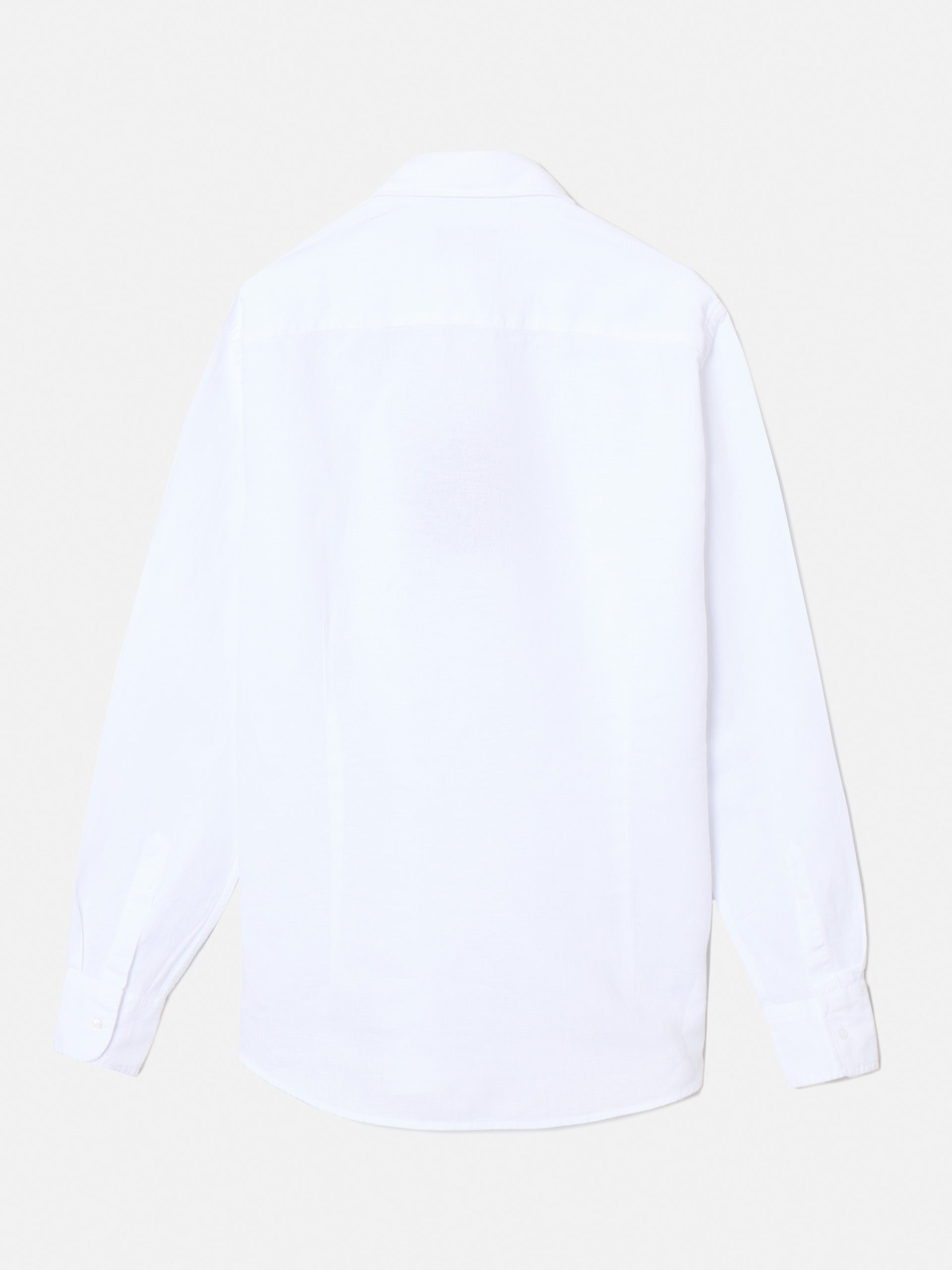 Chemise habillée en lin blanc unique