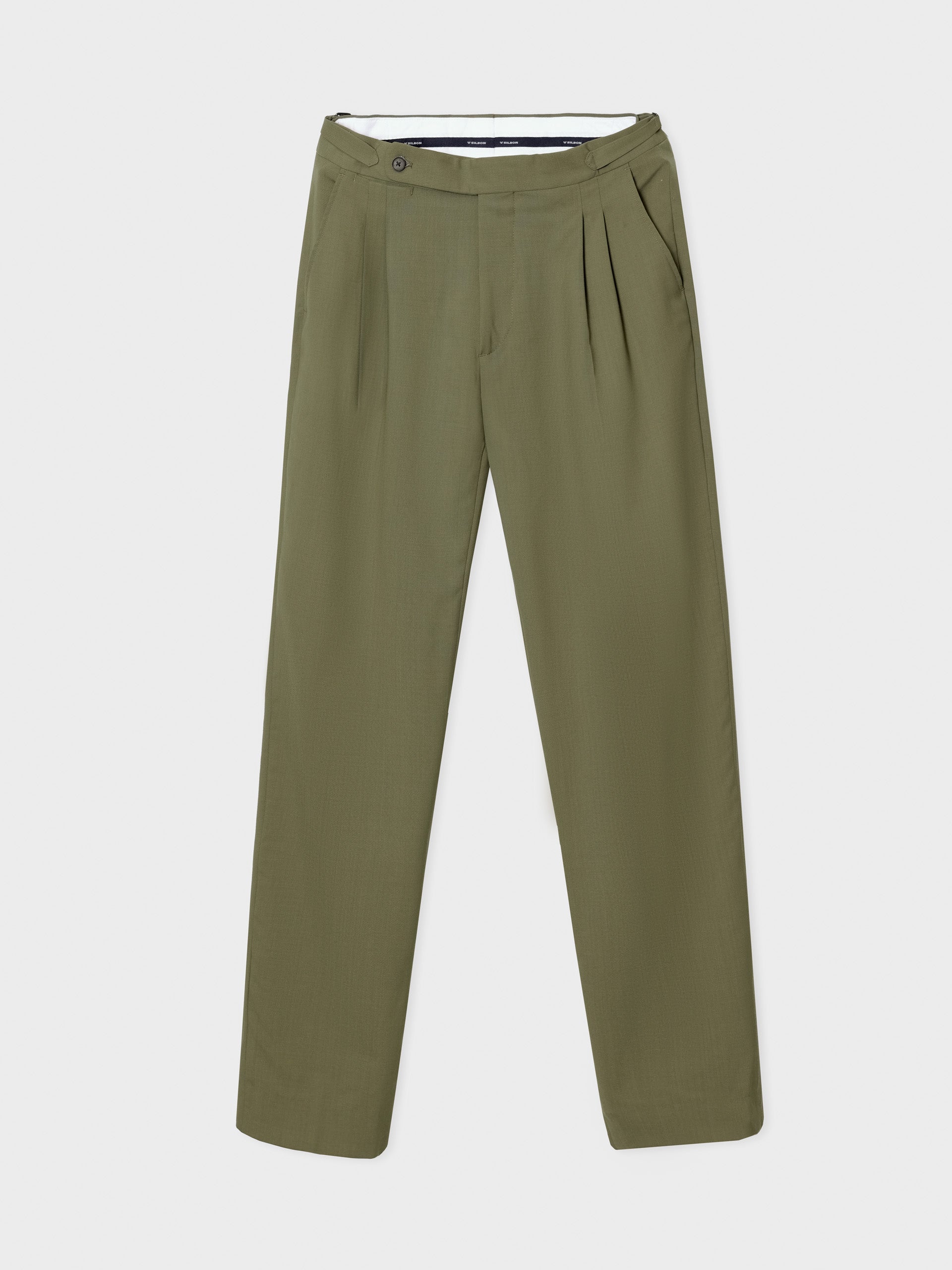 Silbon Unique Prolong Pantalon de costume vert