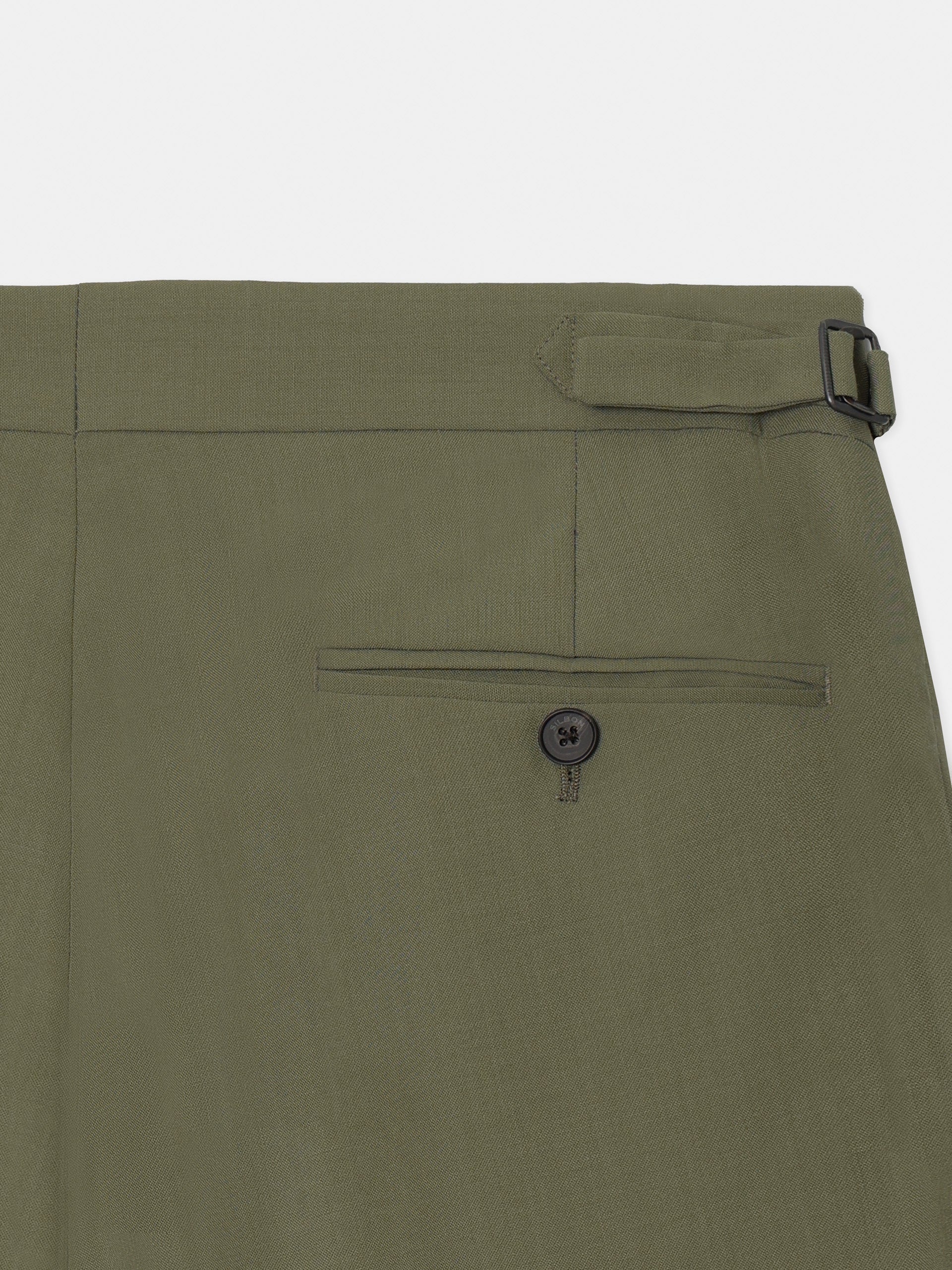 Silbon Unique Prolong Green Dress Pants