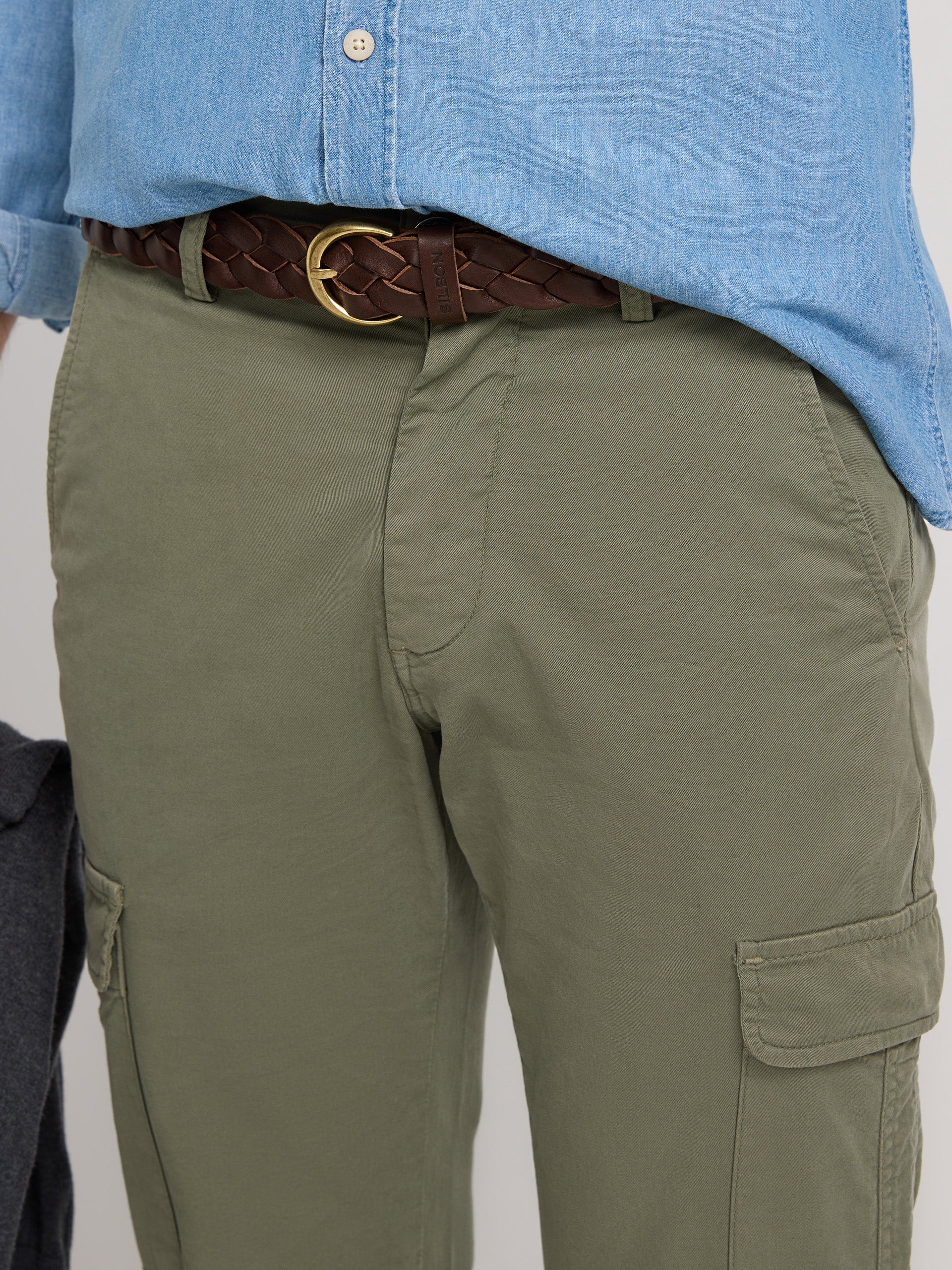 Green style cargo sport pants