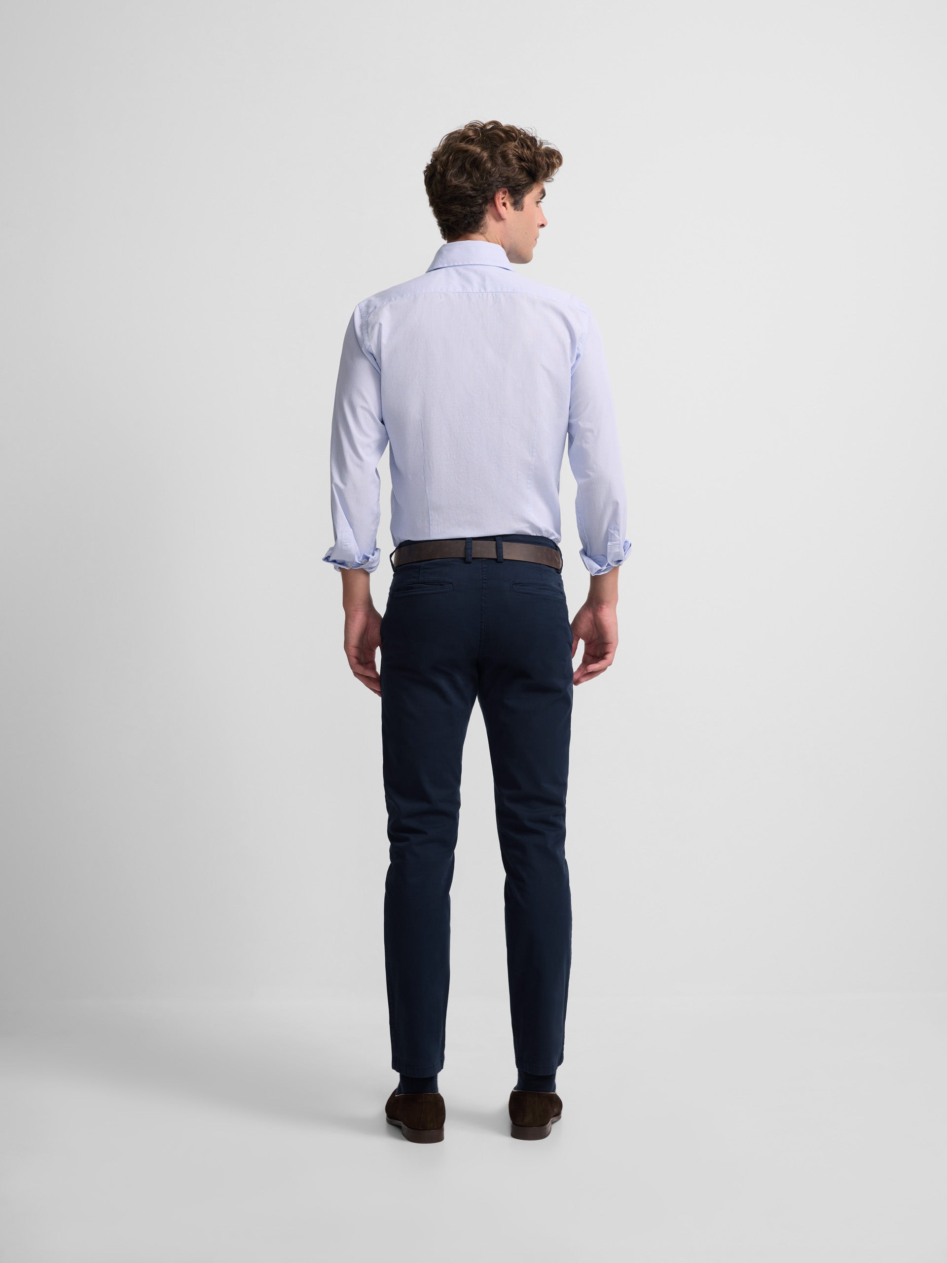 Pantalon sport style chino bleu marine