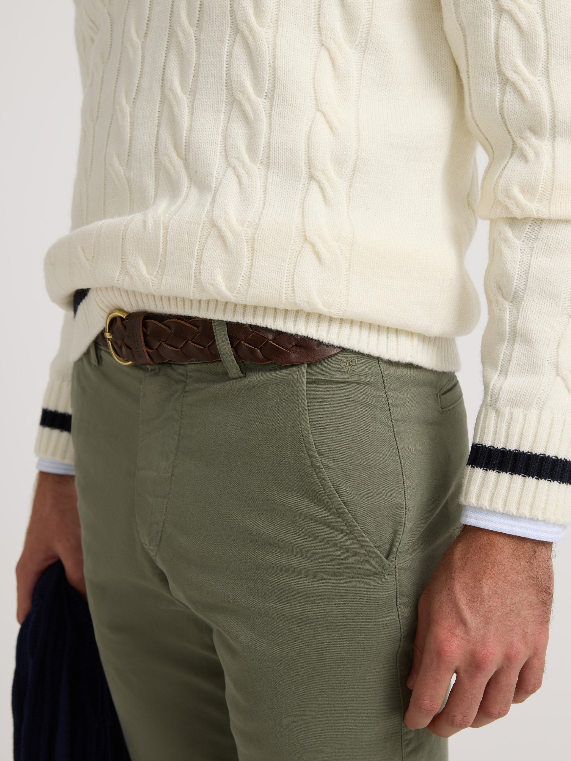 Pantalon sport chino style verde