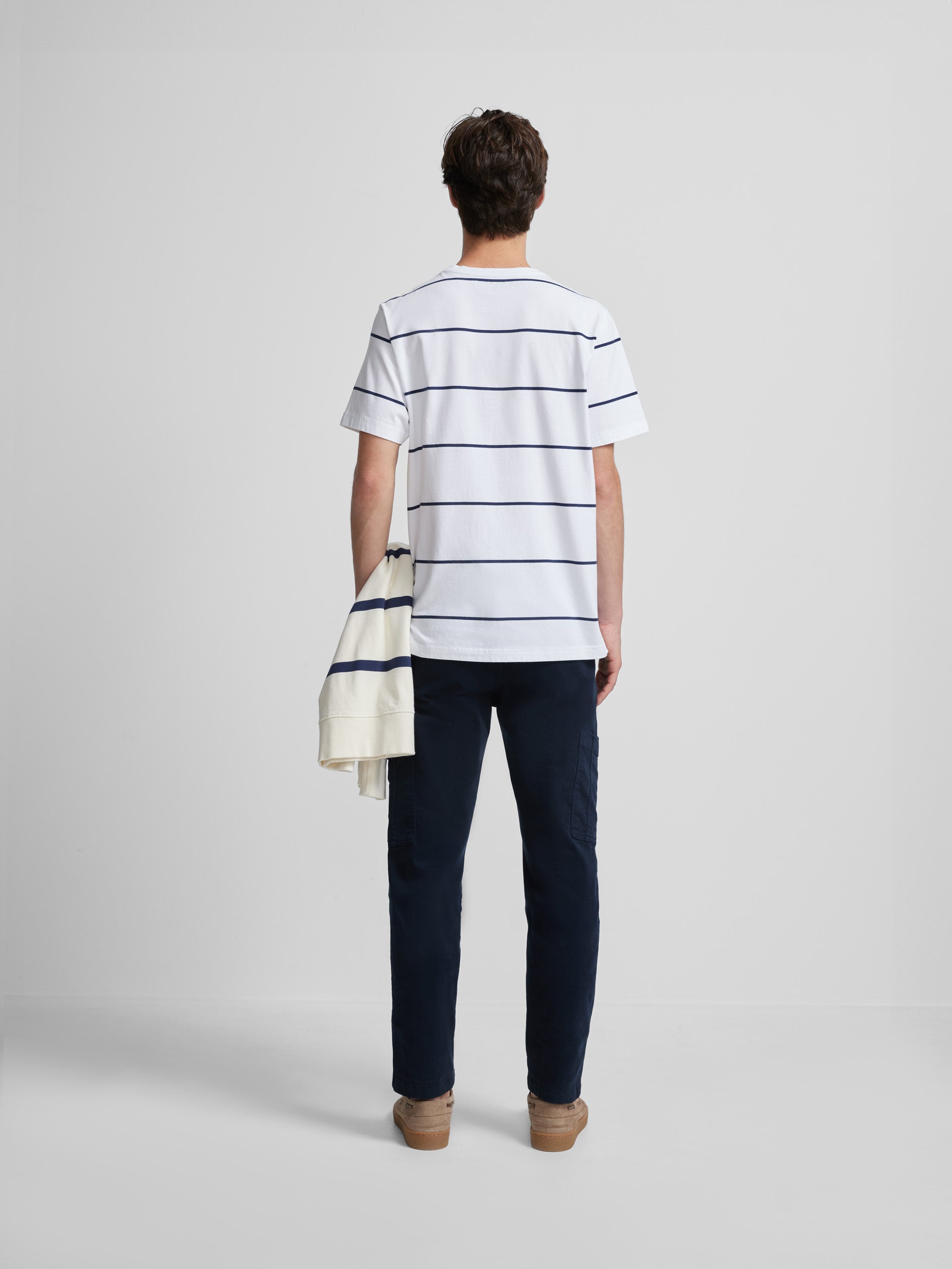 Blue nautical striped t-shirt