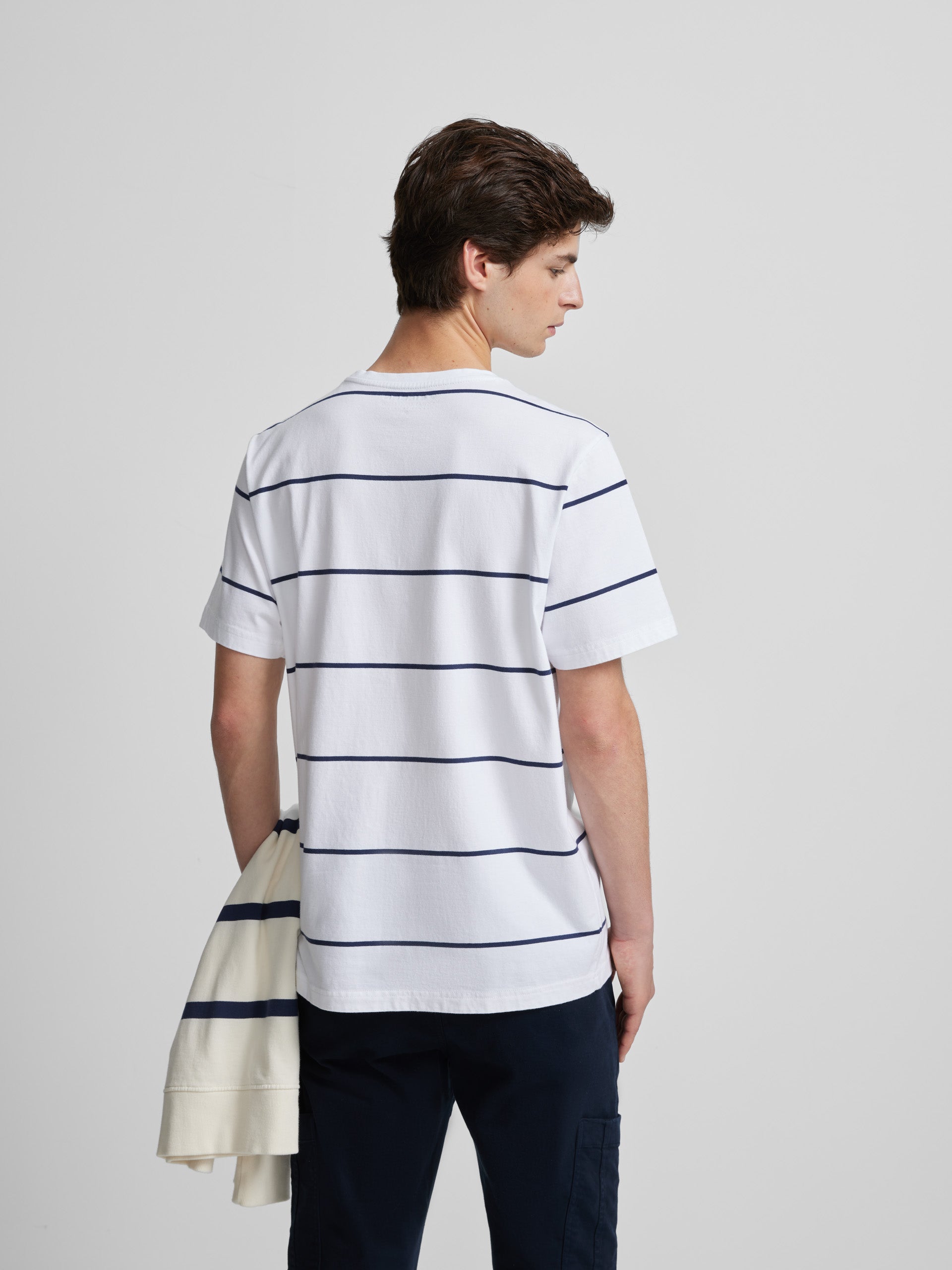 Blue nautical striped t-shirt