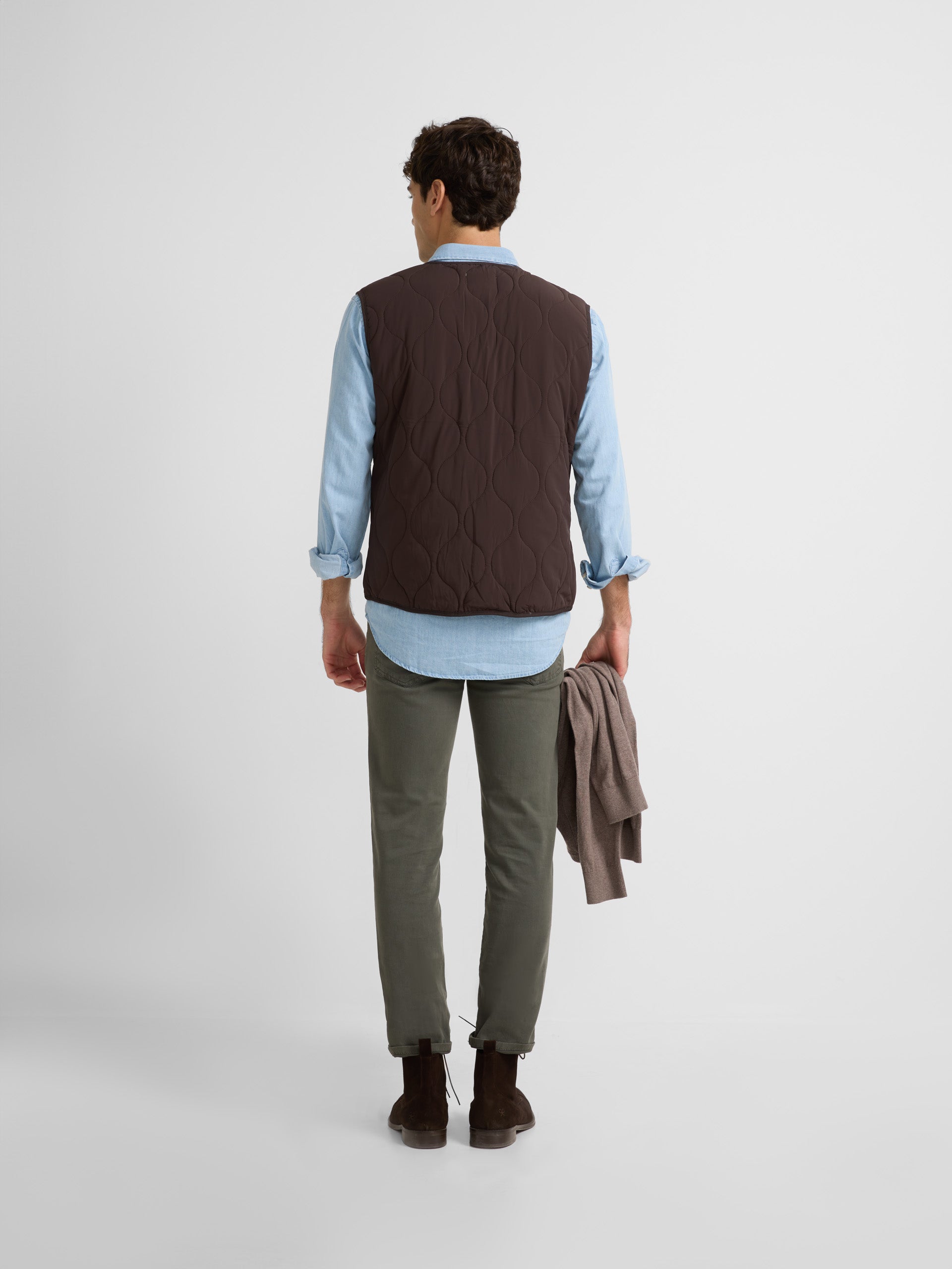 Brown field vest