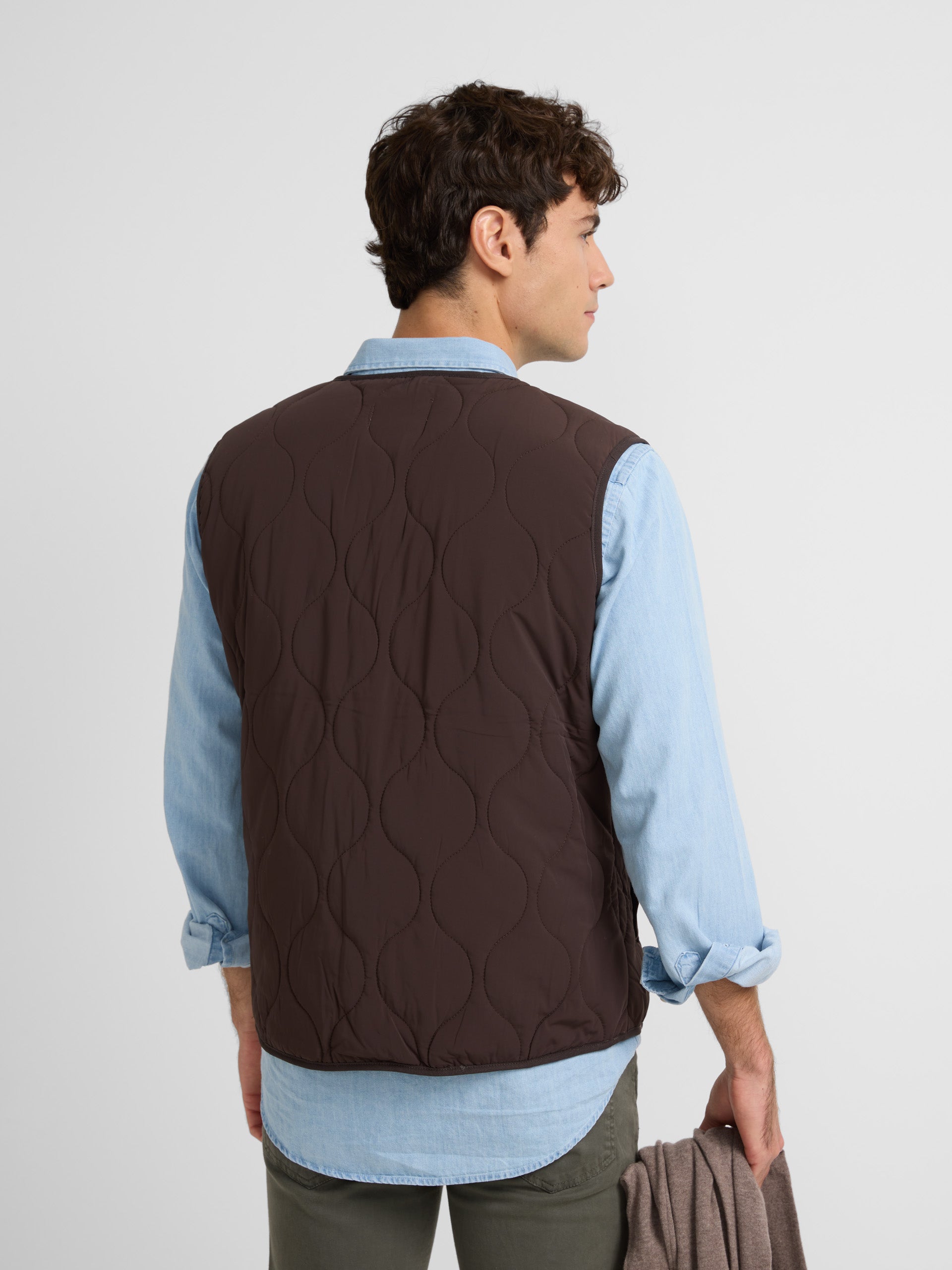 Brown field vest