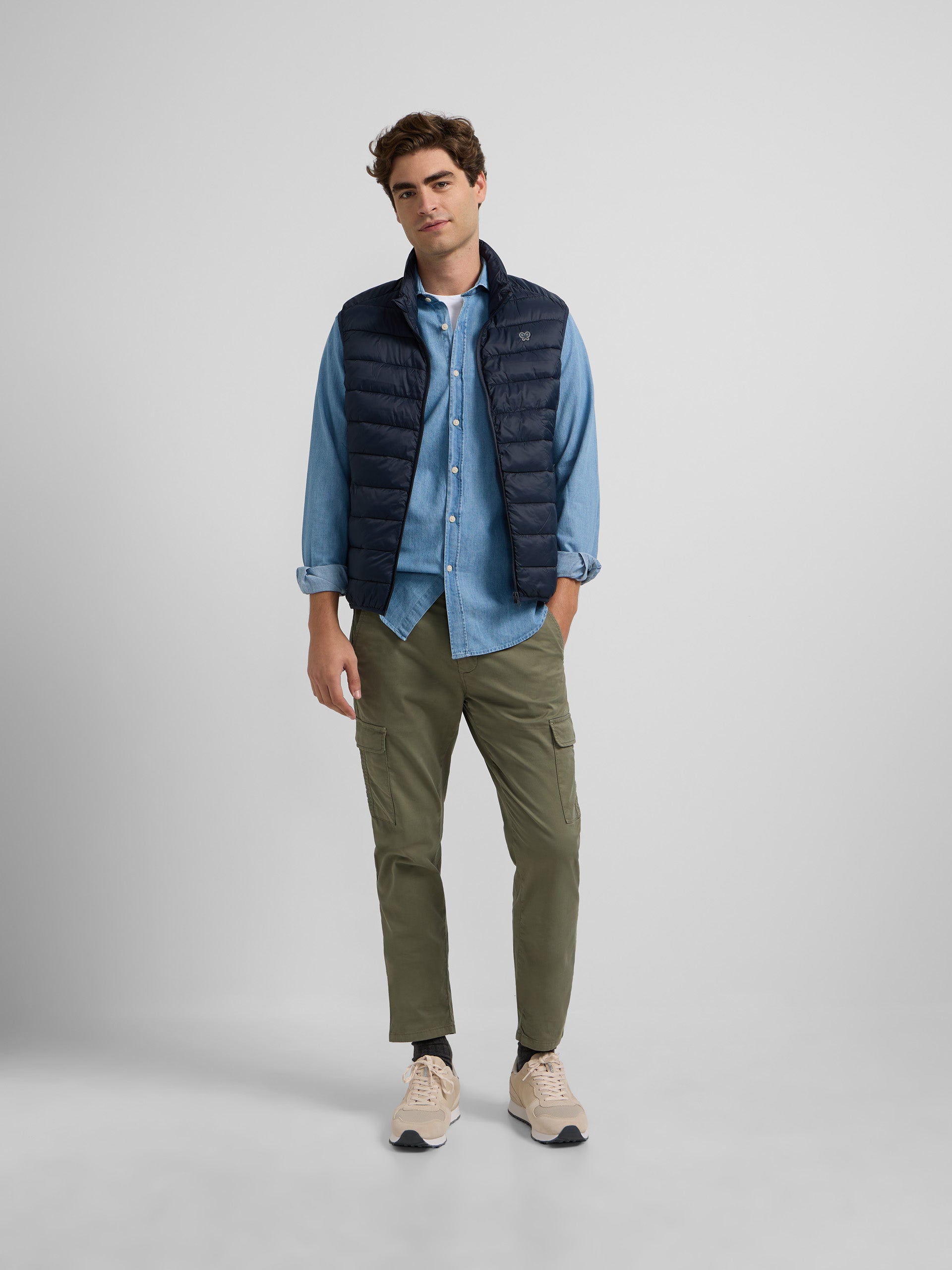 Gilet technique ultraléger bleu marine