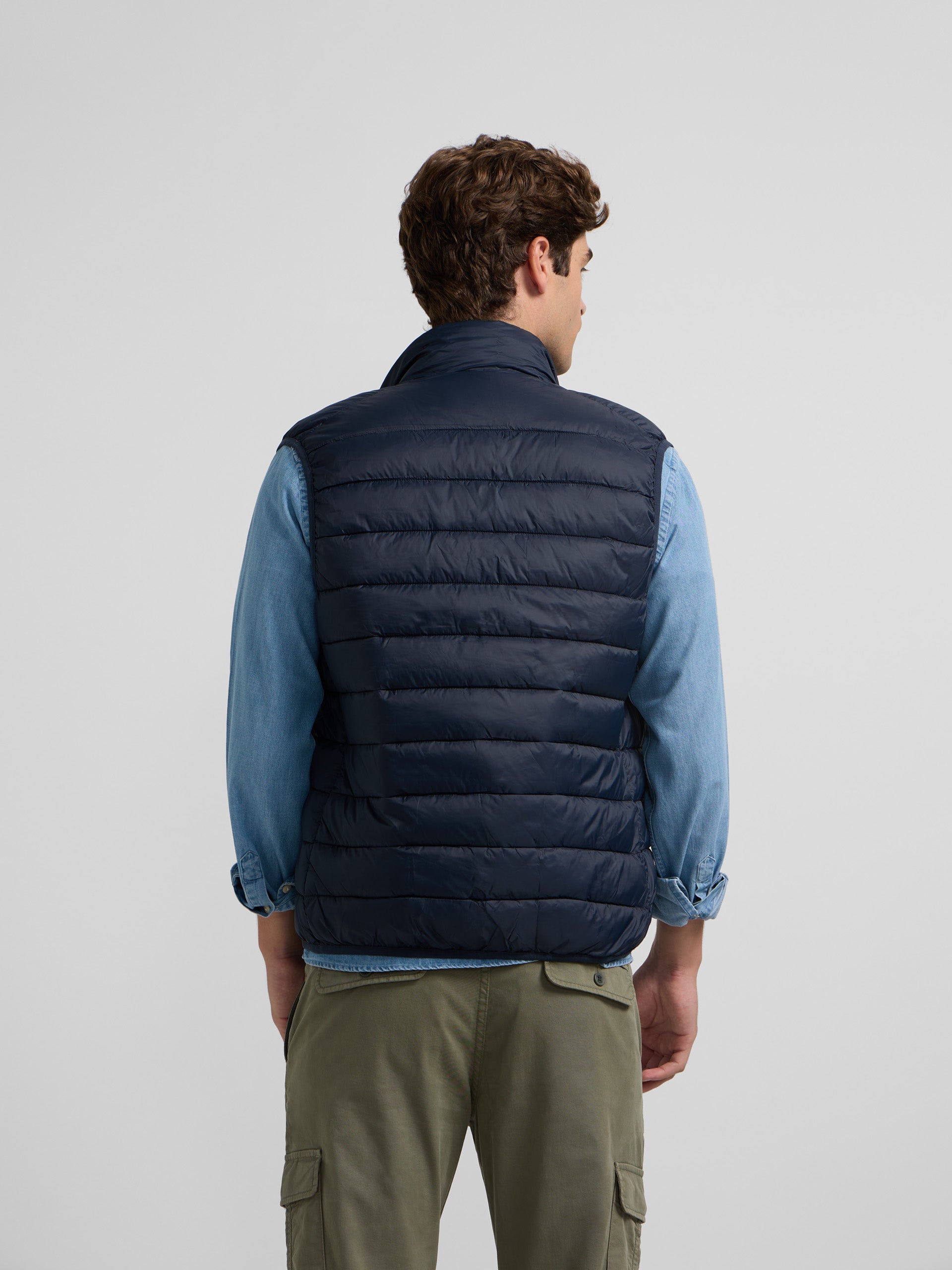 Gilet technique ultraléger bleu marine