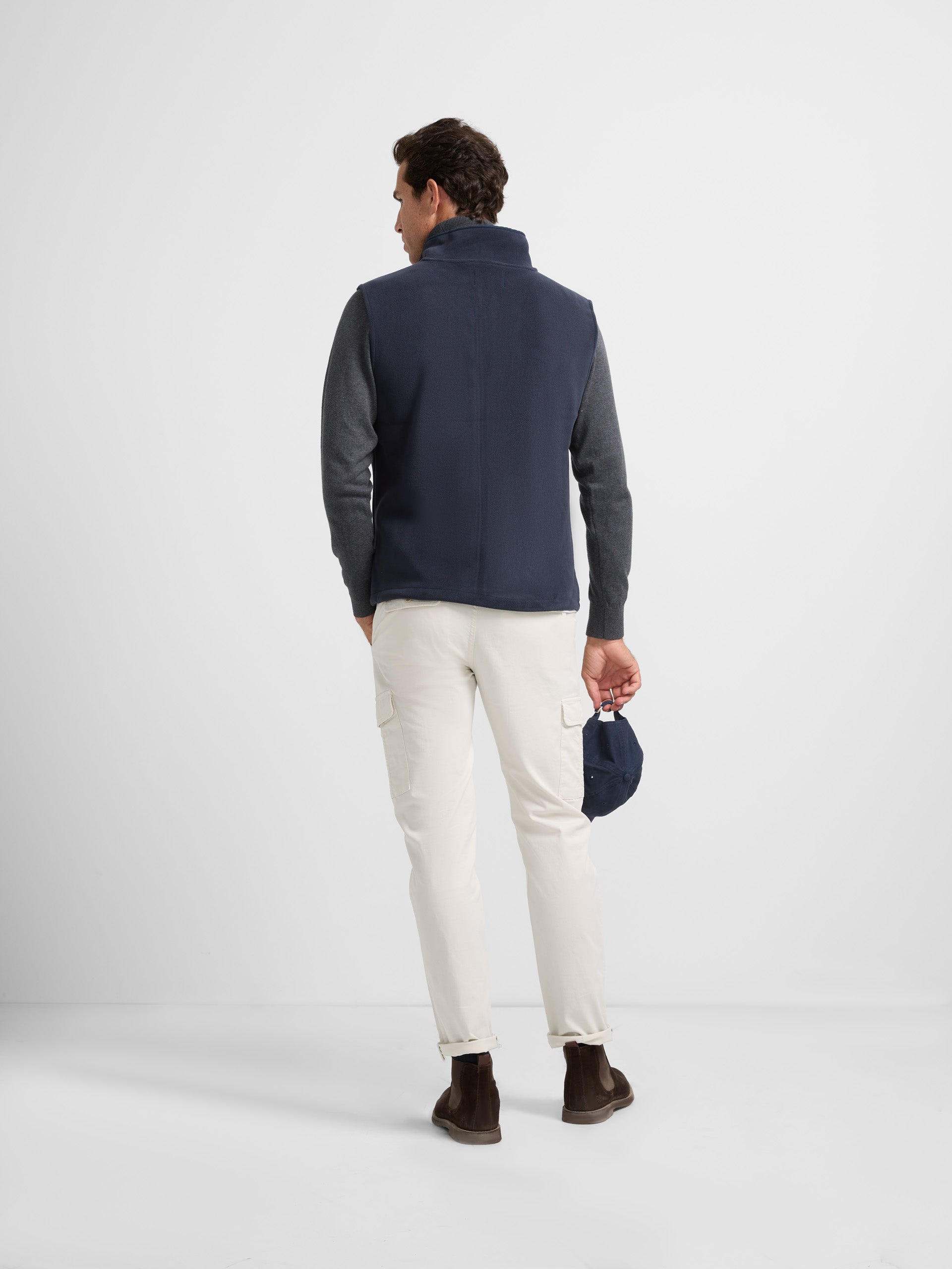 Gilet polaire bleu marine