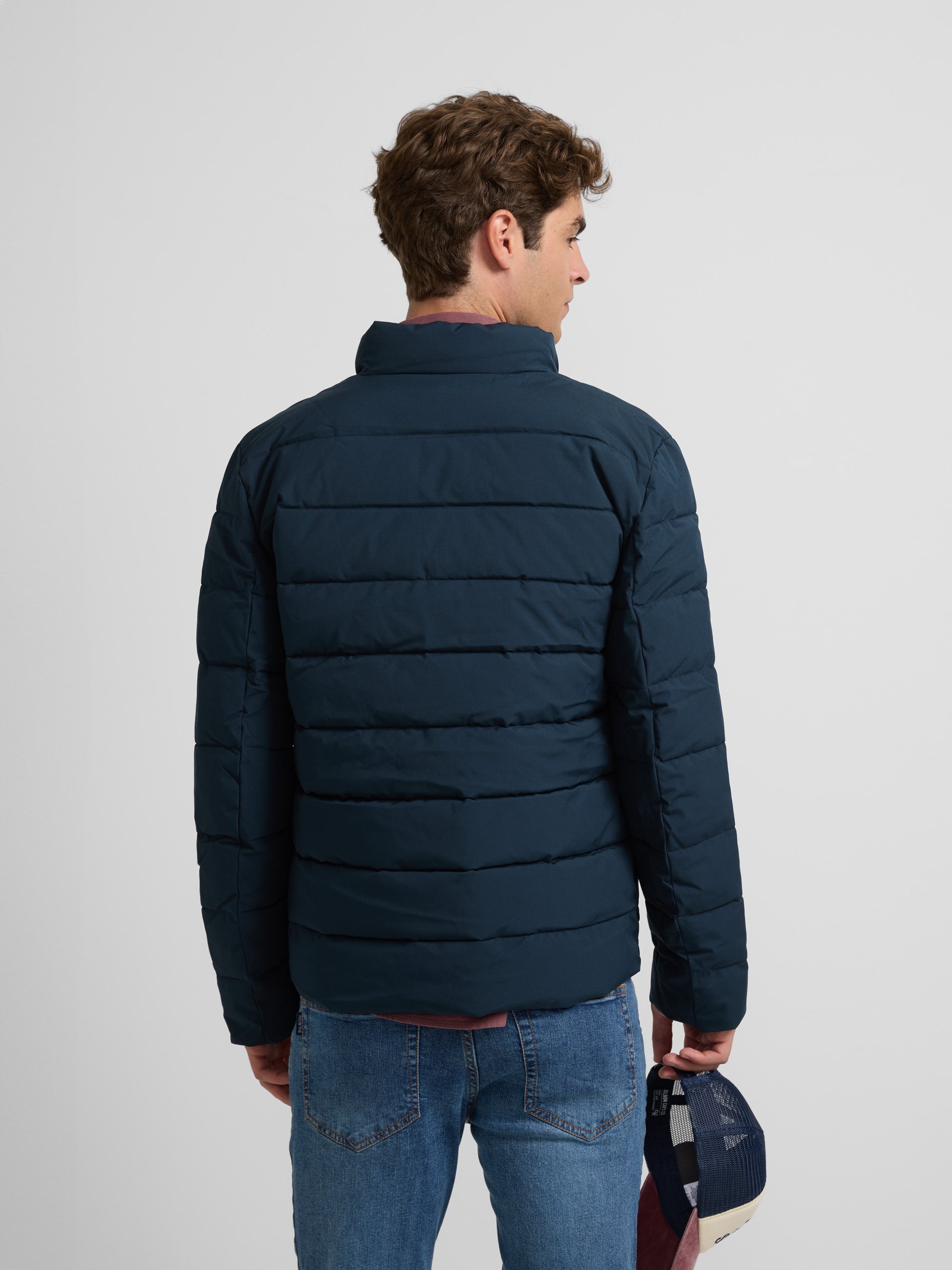 Manteau technique chaud marine