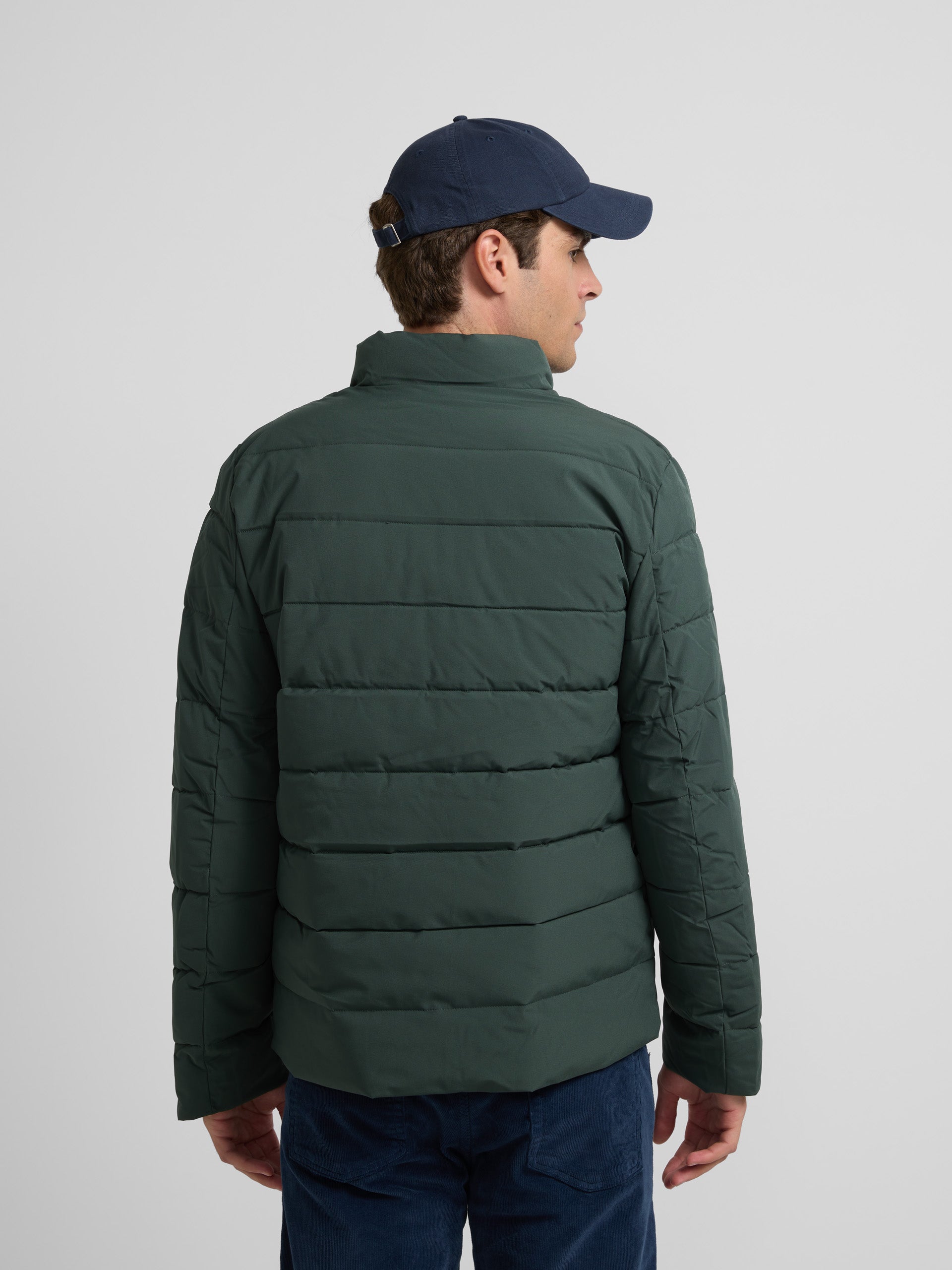 Manteau technique chaud vert moyen