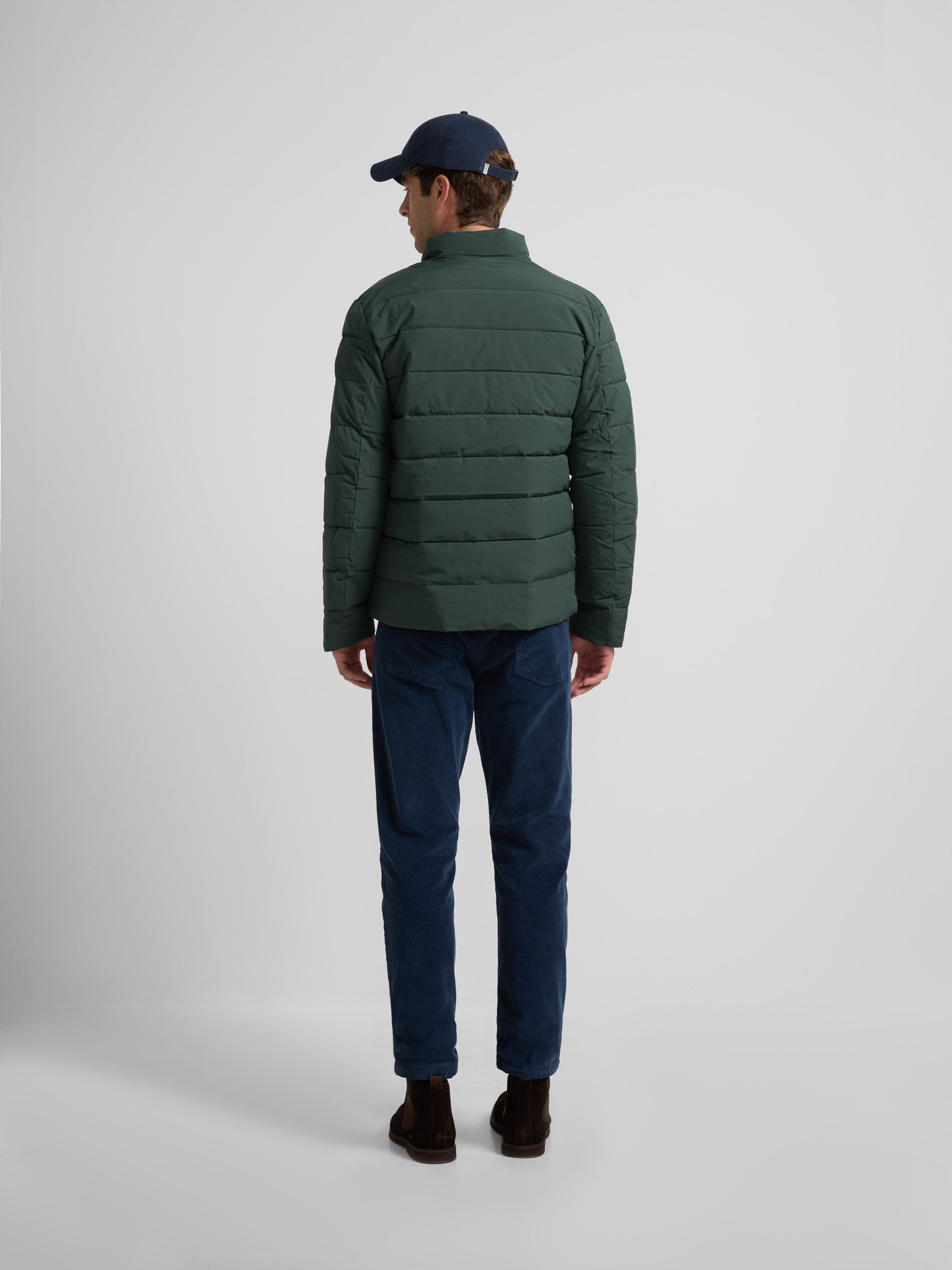 Manteau technique chaud vert moyen